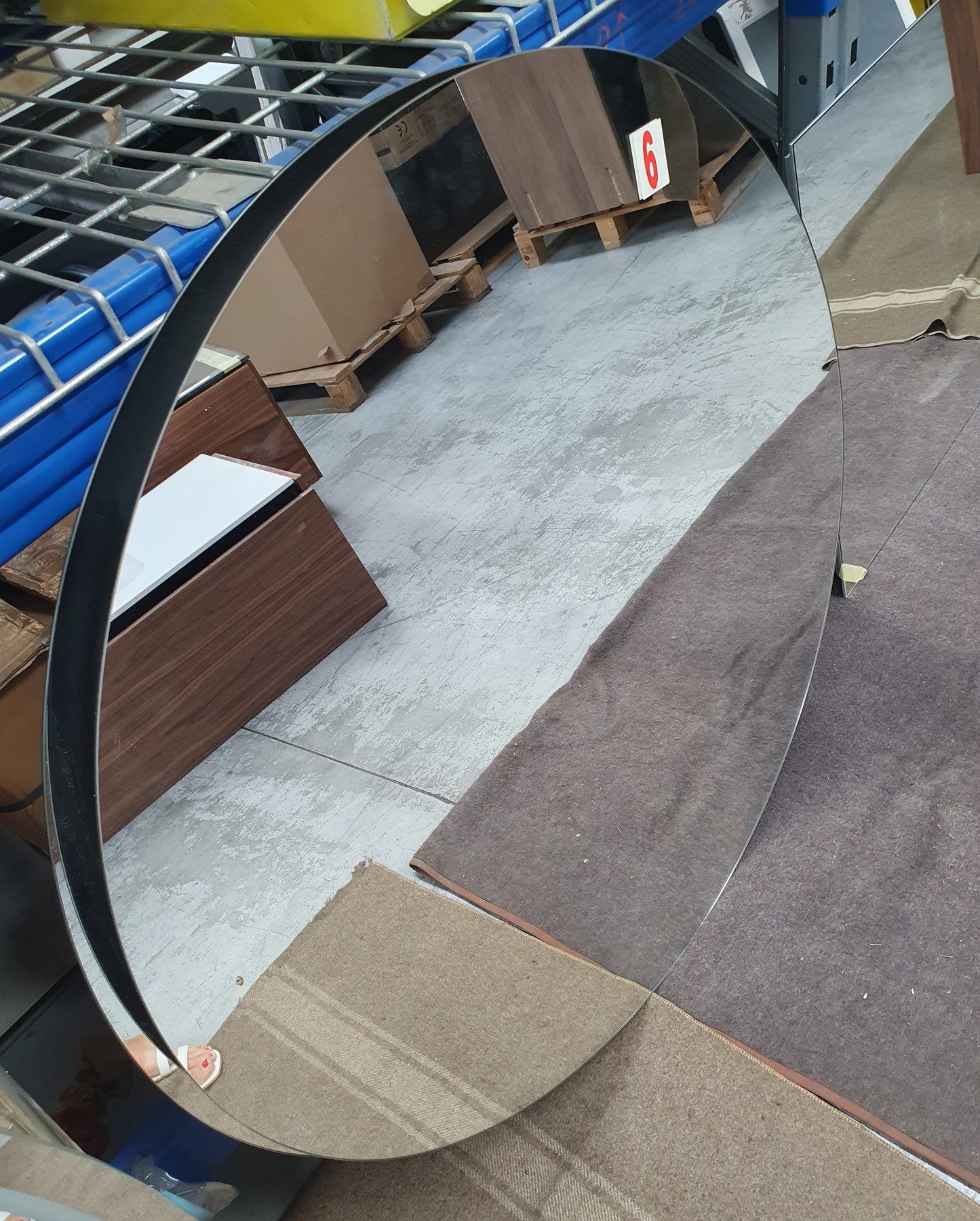 Specchio bagno rotondo rif. 6 D 100 cm