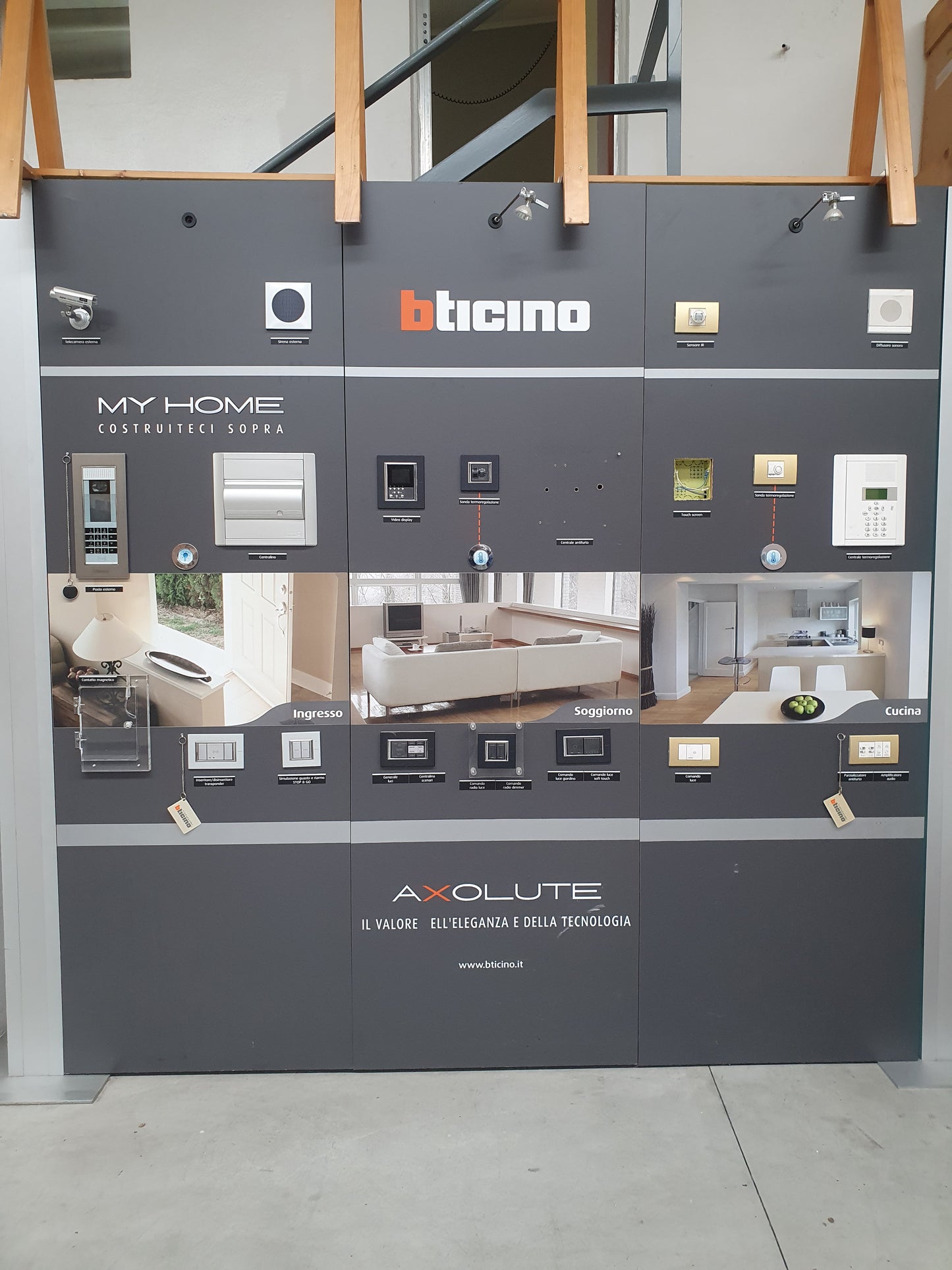 BTicino Myhome Axolute inseritore disinseritore transponder