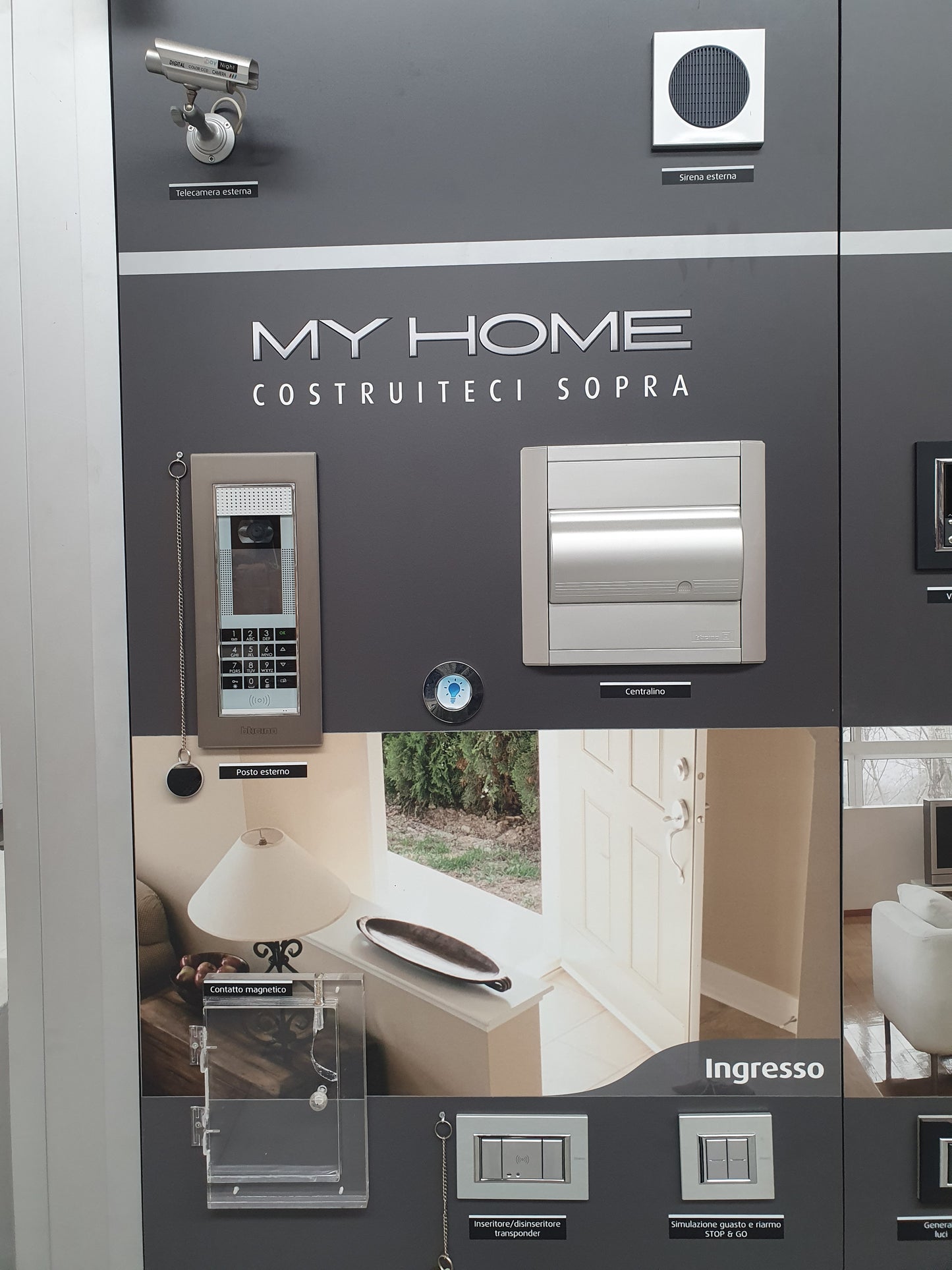 BTicino Axolute MyHome simulazione guasto e riarmo STOP&GO