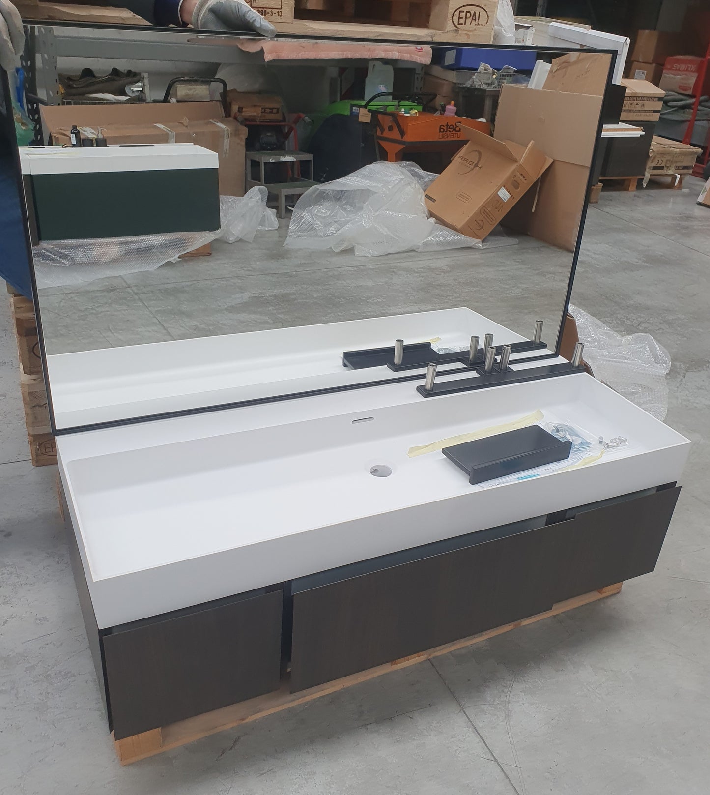 Mobile bagno rovere brown
