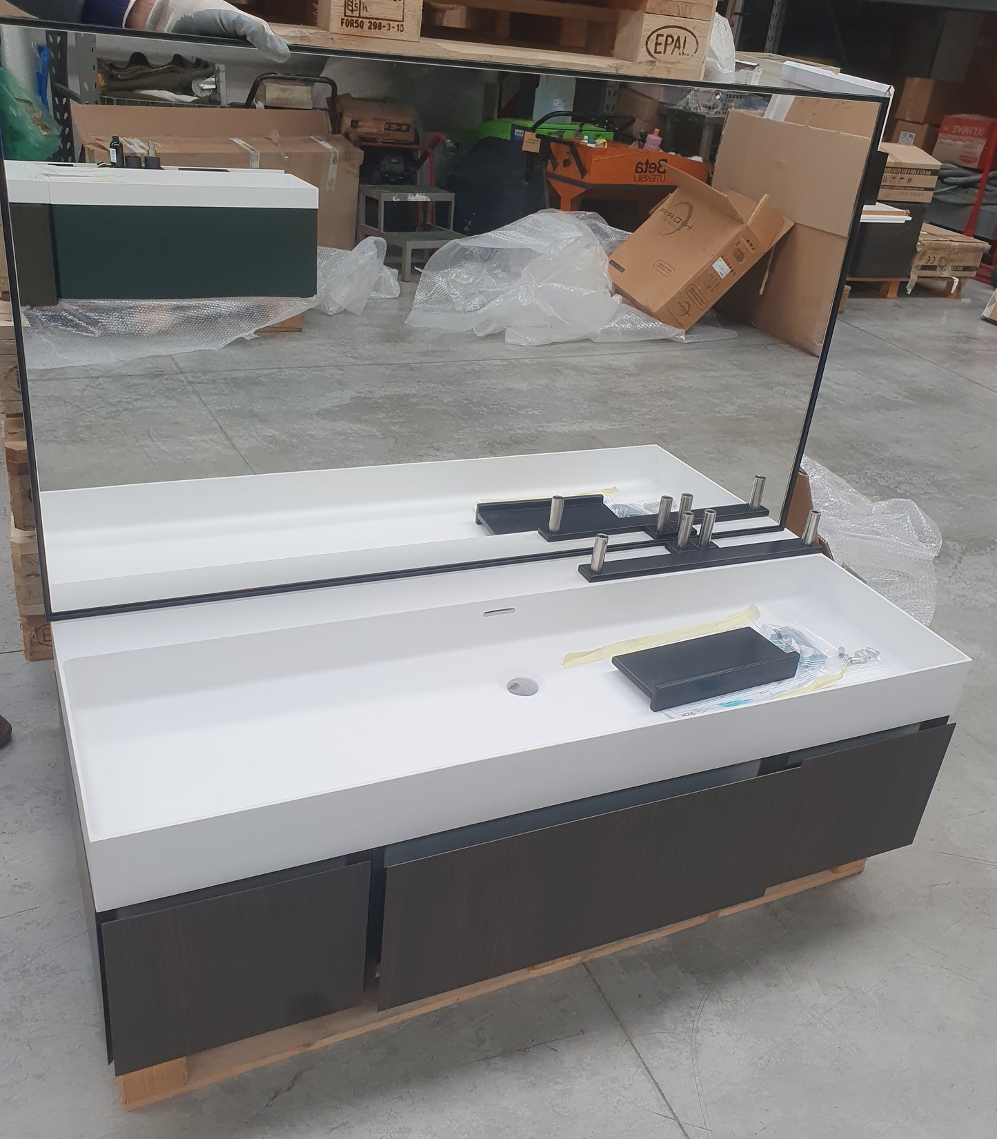 Mobile bagno rovere brown