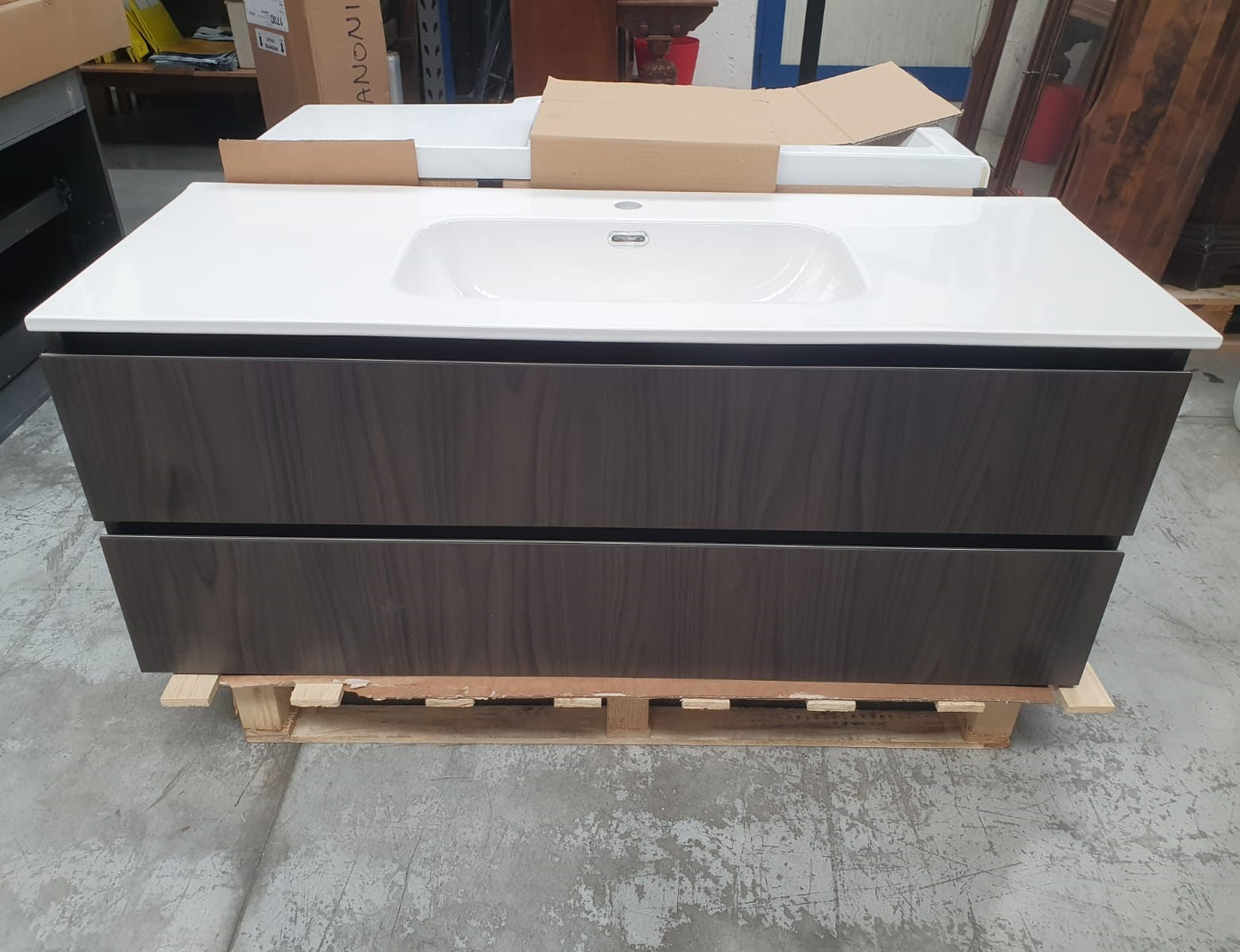 Mobile bagno rovere scuro