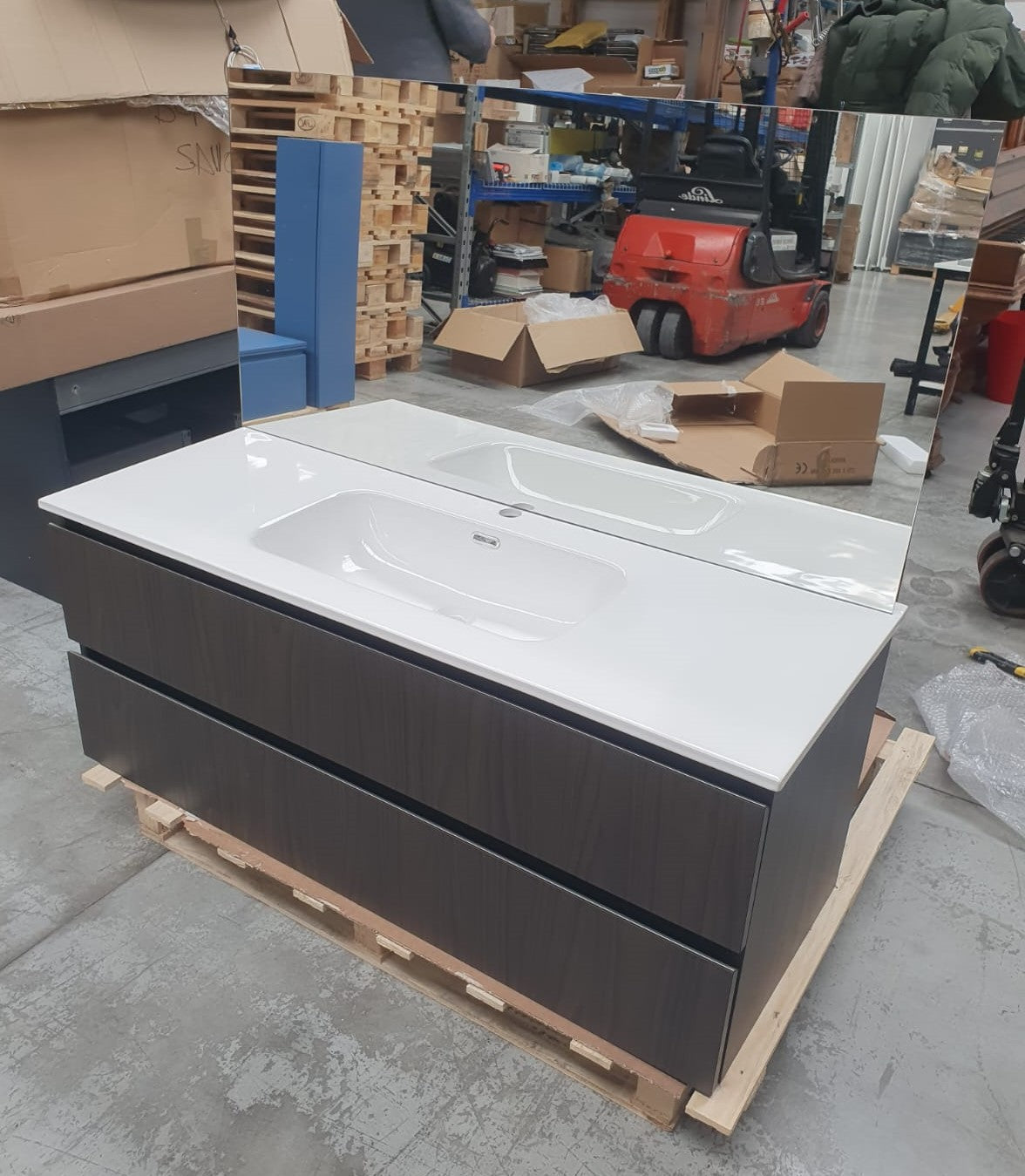Mobile bagno rovere scuro