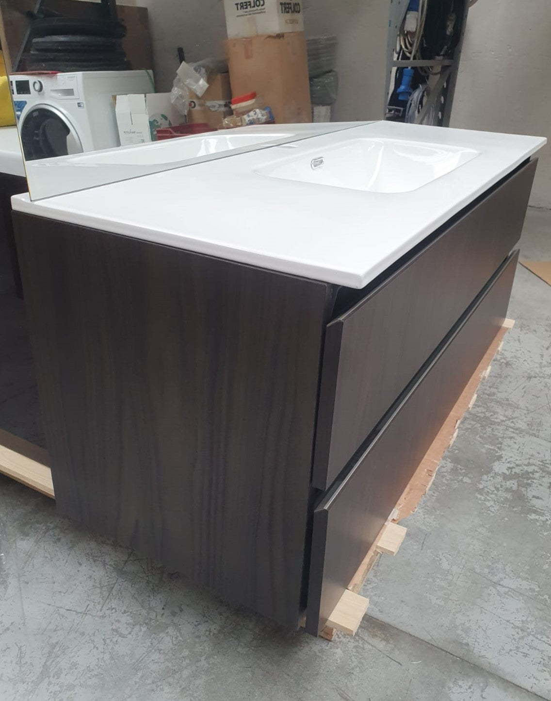 Mobile bagno rovere scuro