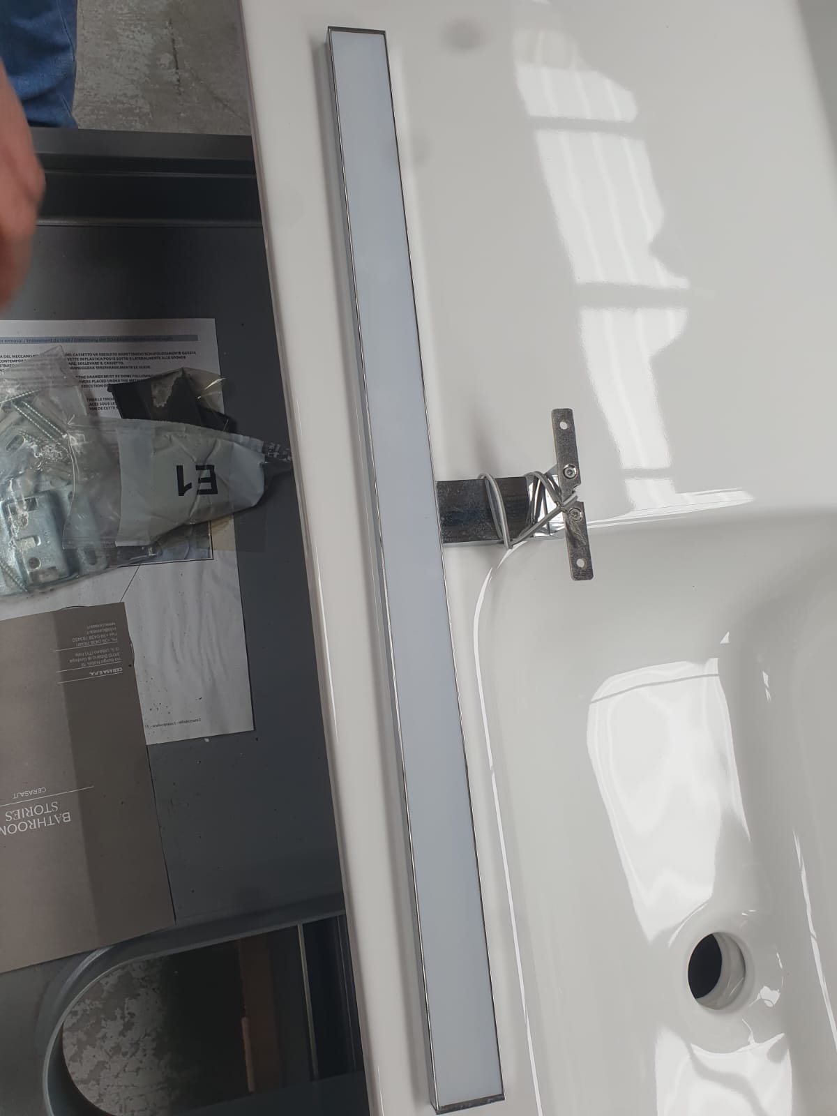 Mobile bagno rovere scuro