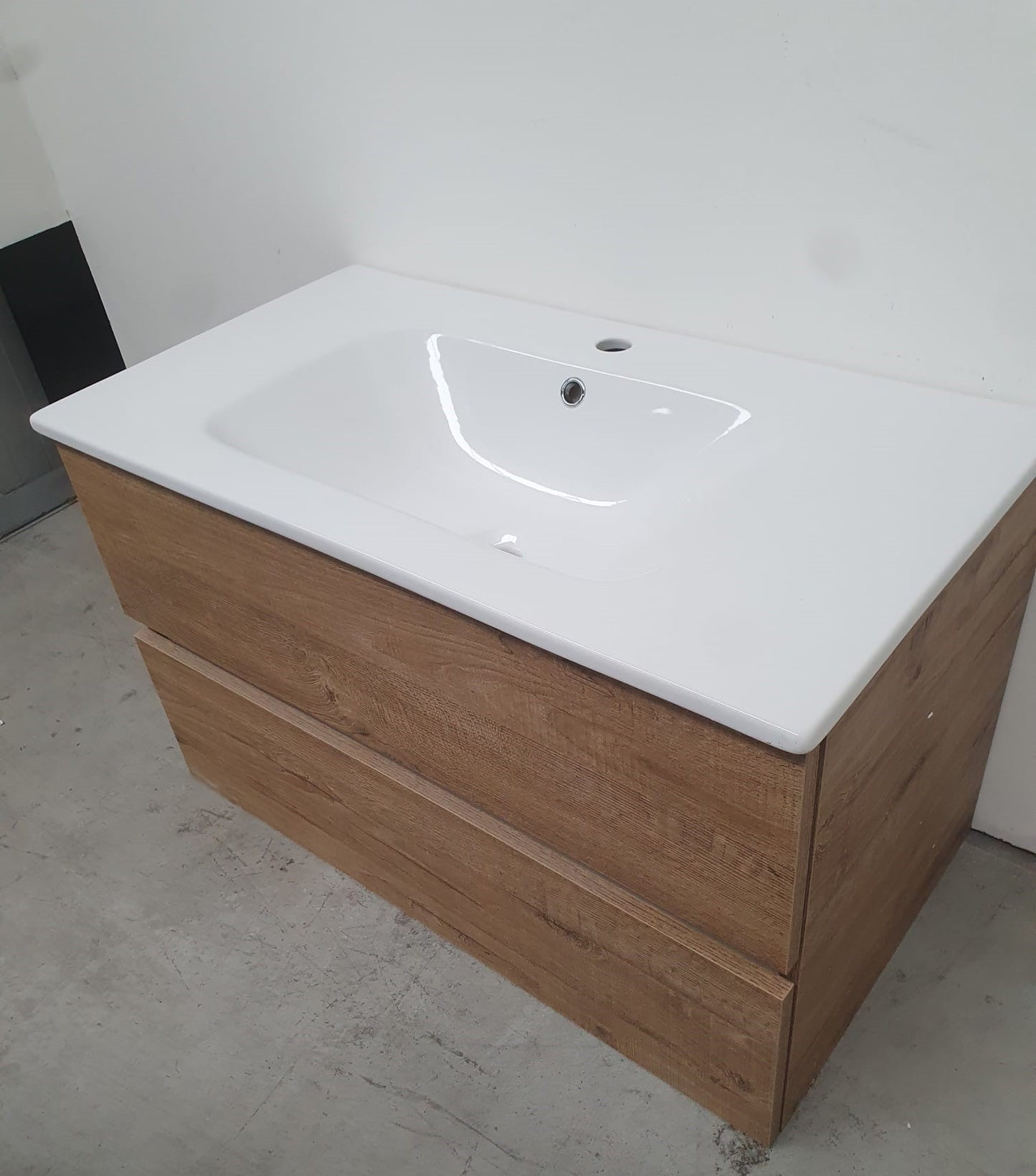 Mobile bagno rovere L 86 cm