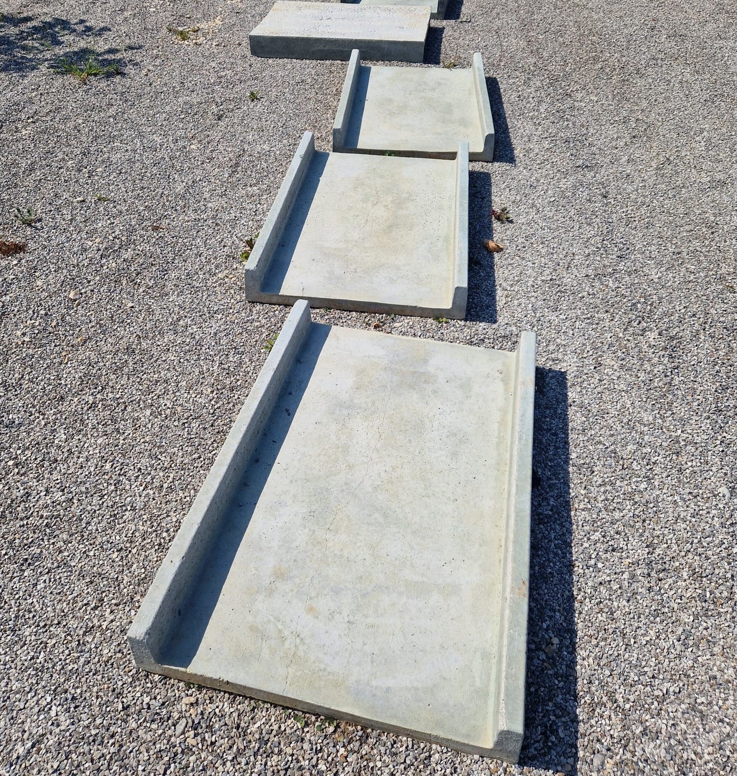 CAMMINATOI prefabbricati 70 x 100 cm per serre e giardinerie