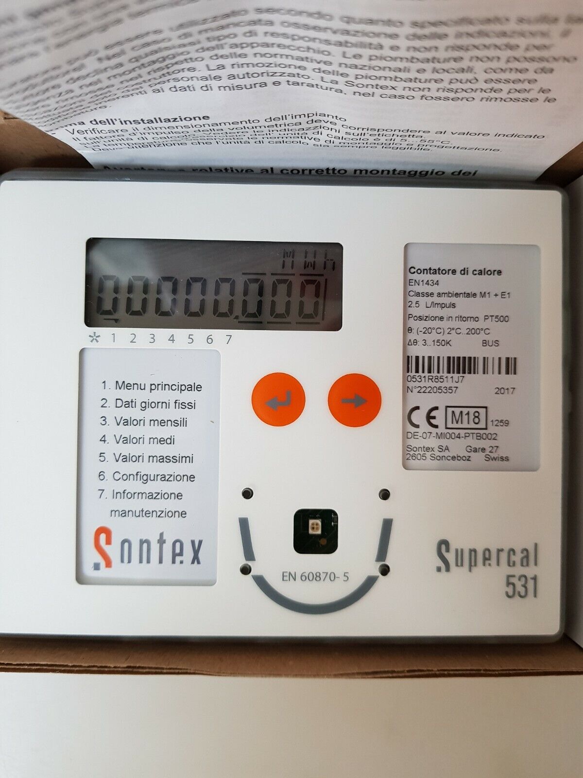Watts DMSA315AHC modulo termico reg. e misura