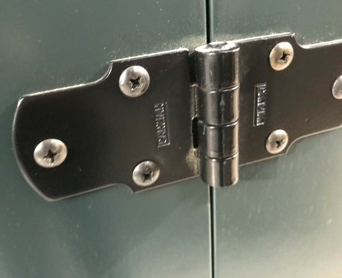 Balcone finestra legno verde un'anta