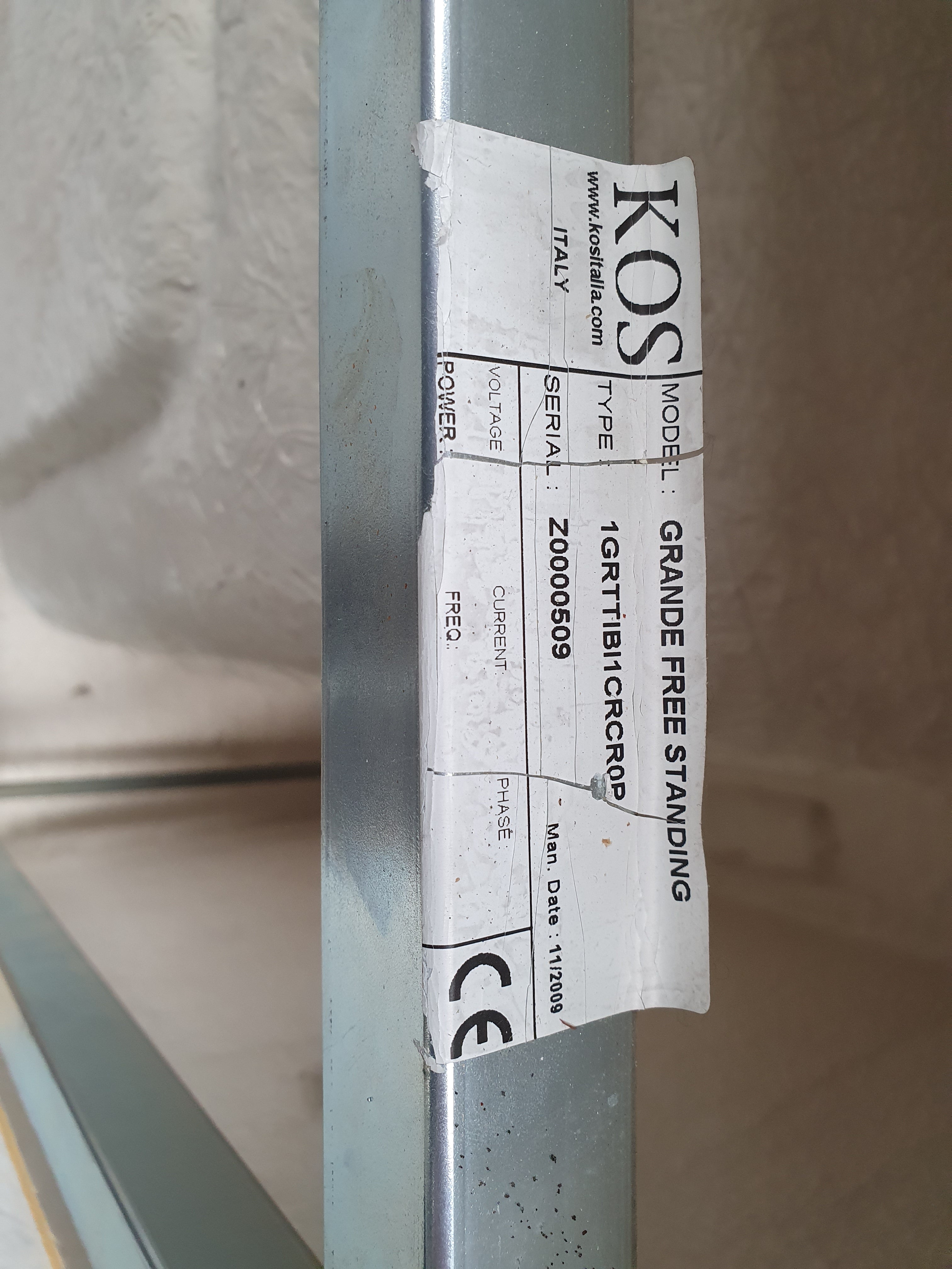 Zucchetti Kos Grande Free standing vasca da bagno