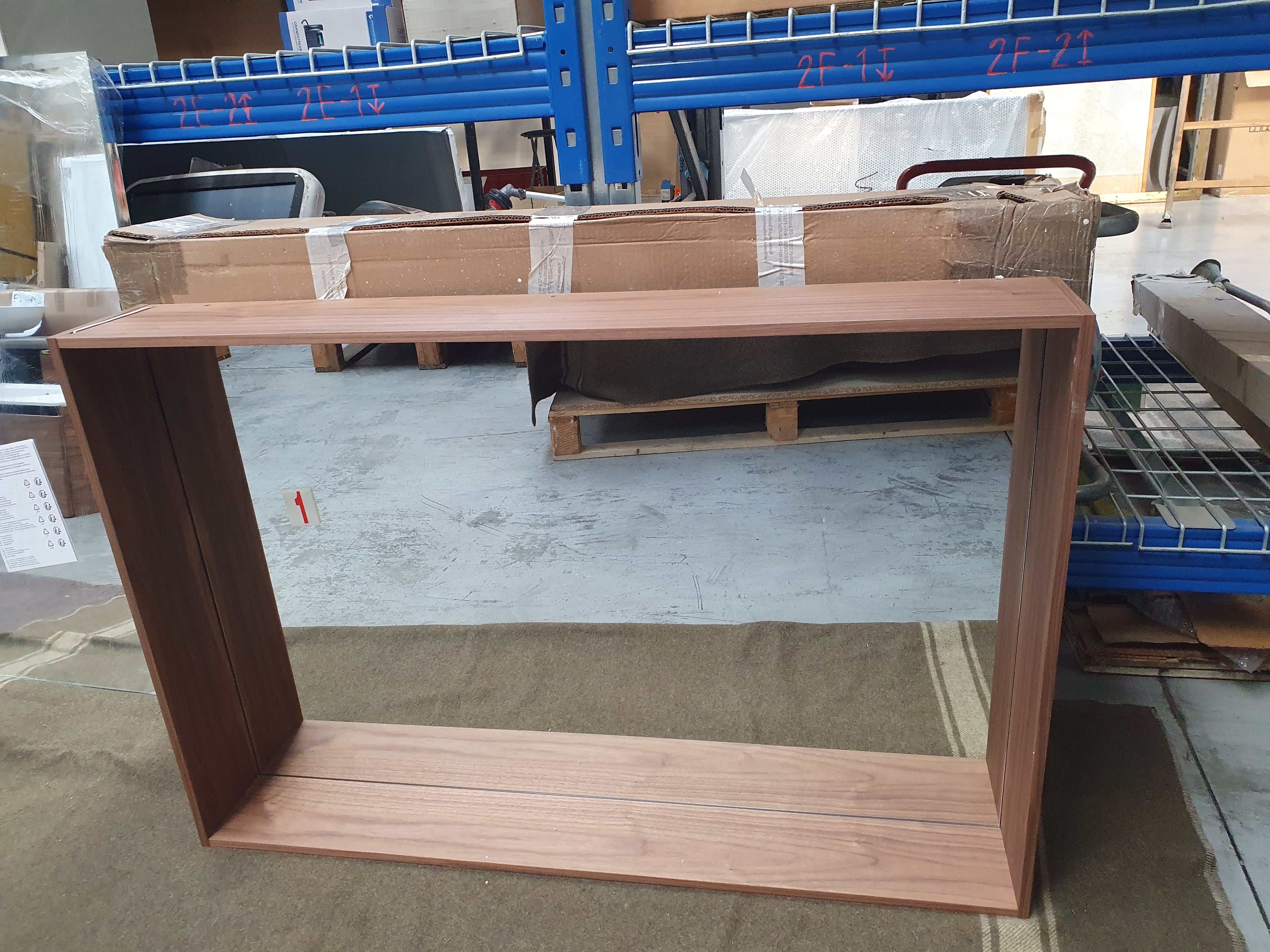 Specchio rif. 1 cornice rovere