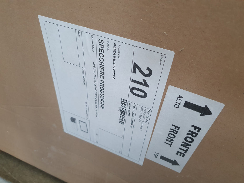 Specchio rif. 1 cornice rovere