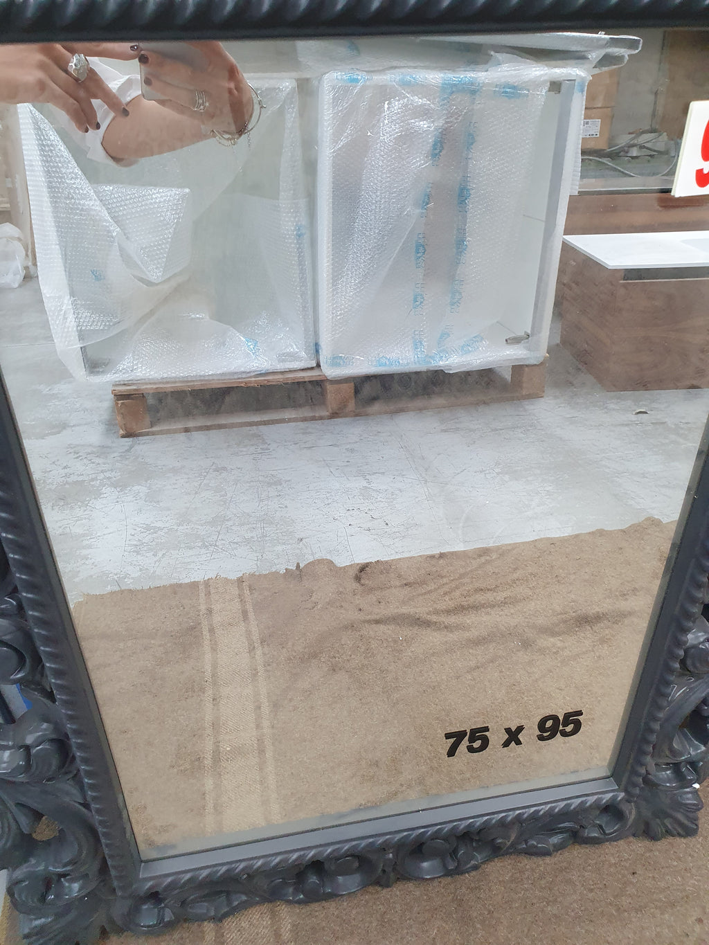 Specchio moderno stile classico retro illuminato