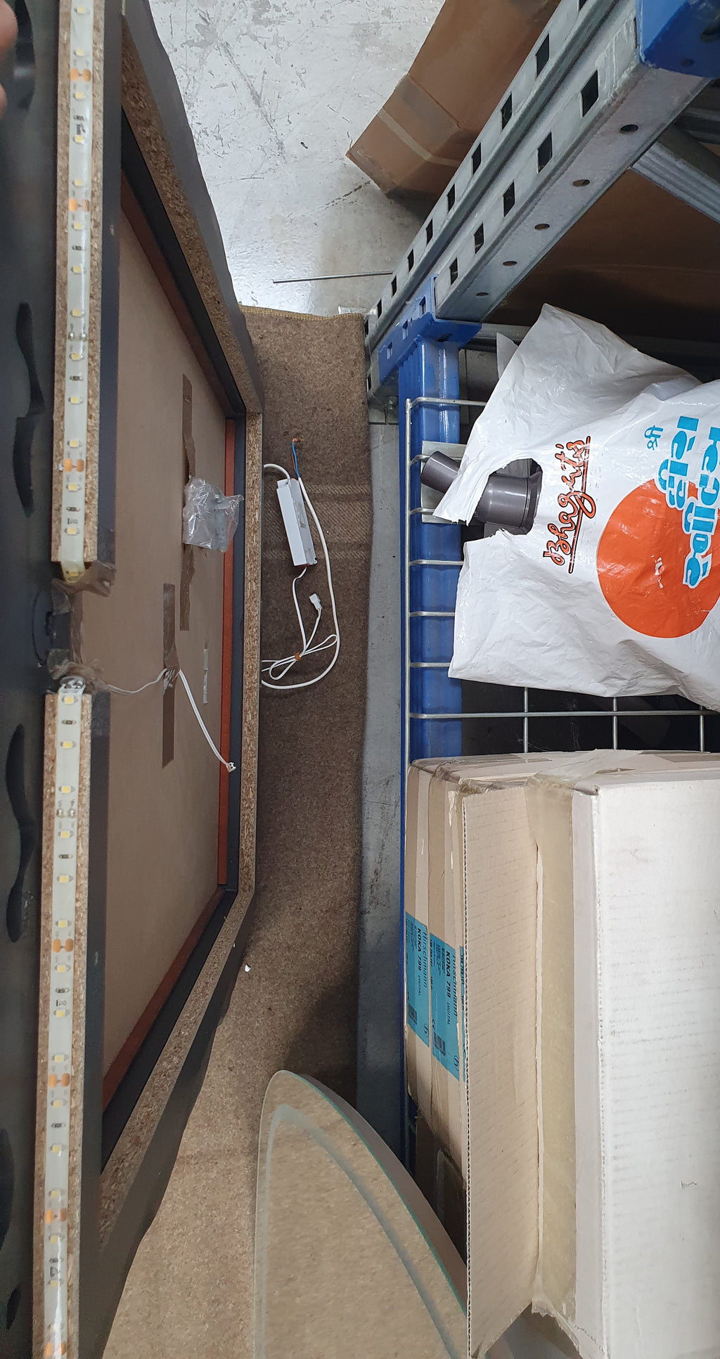 Specchio moderno stile classico retro illuminato