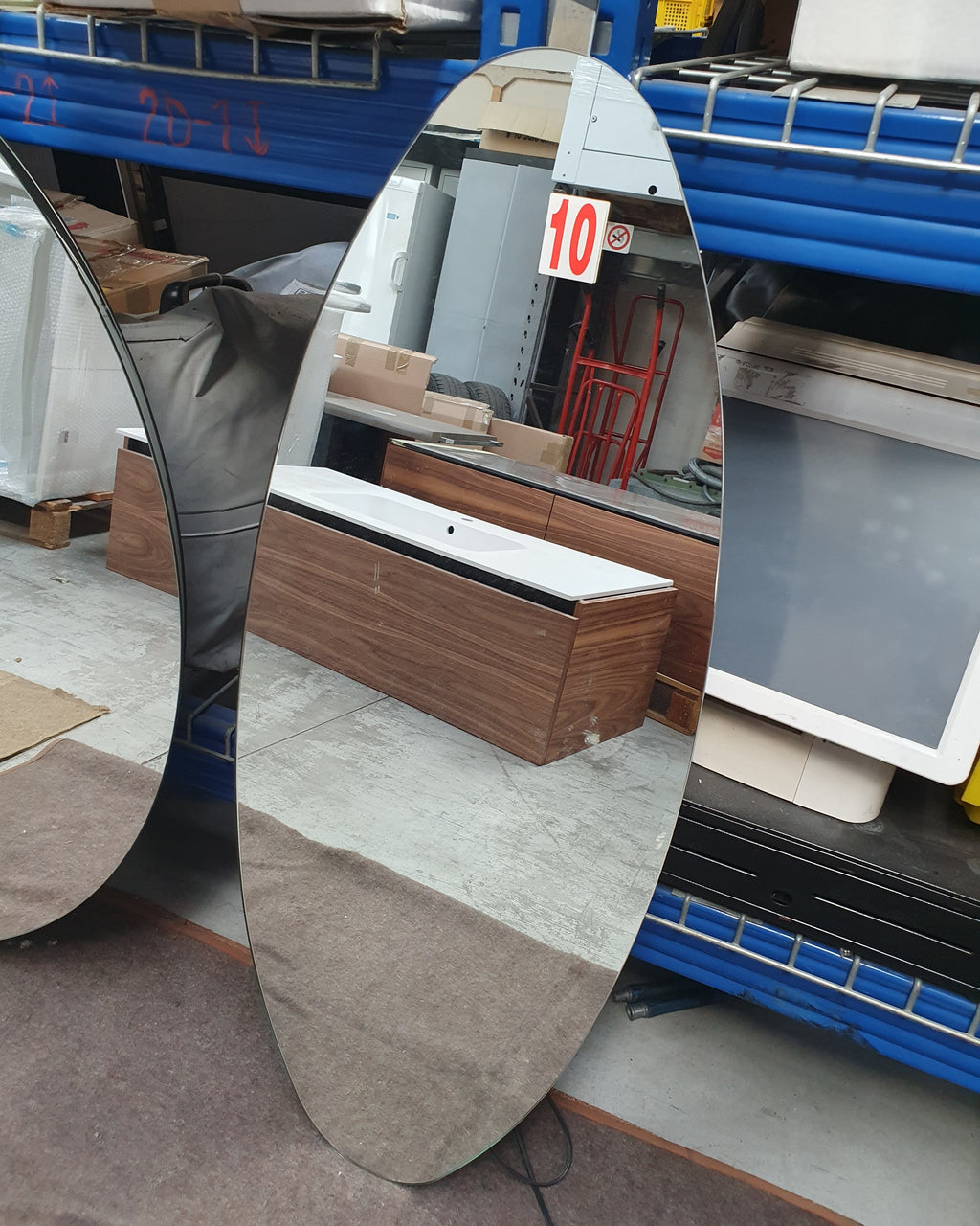 Specchio ovale lungo LF914/C LED 3W rif. 10