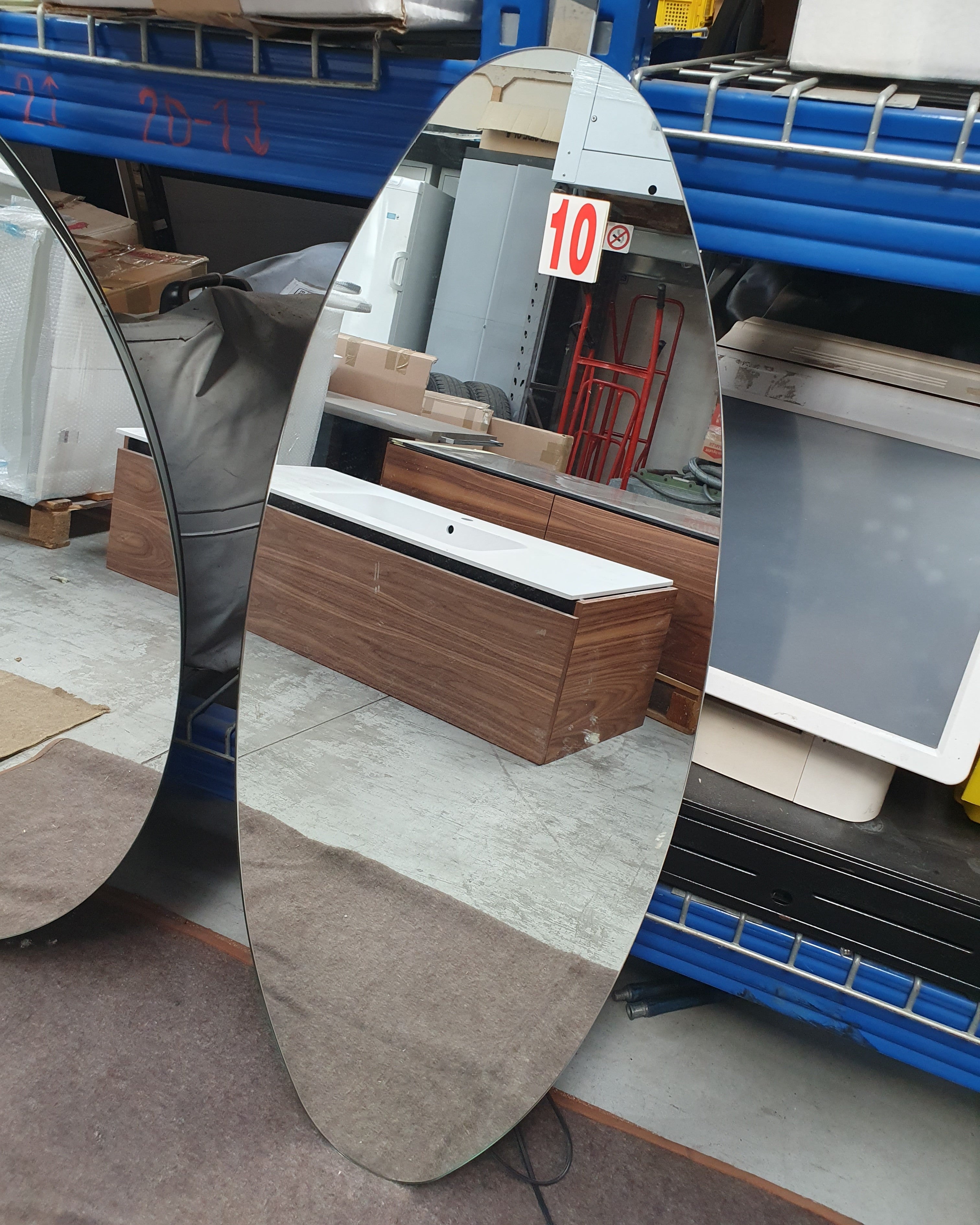 Specchio ovale lungo LF914/C LED 3W rif. 10