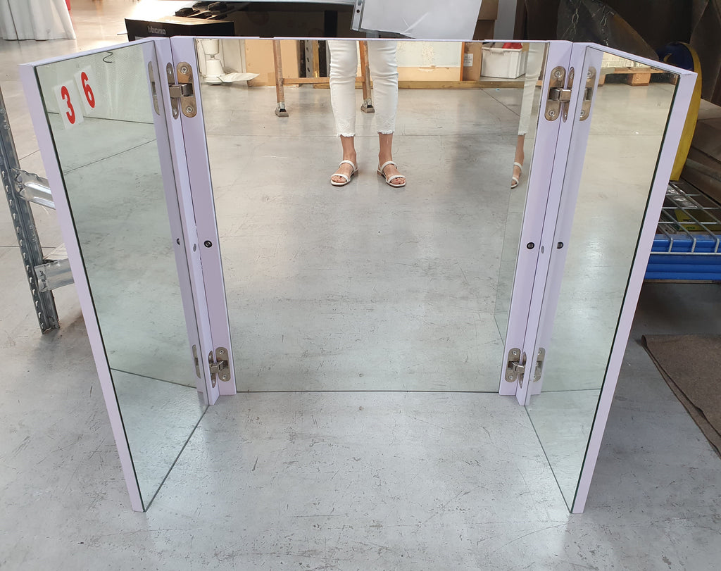 Specchio lilla a libro rif. 36