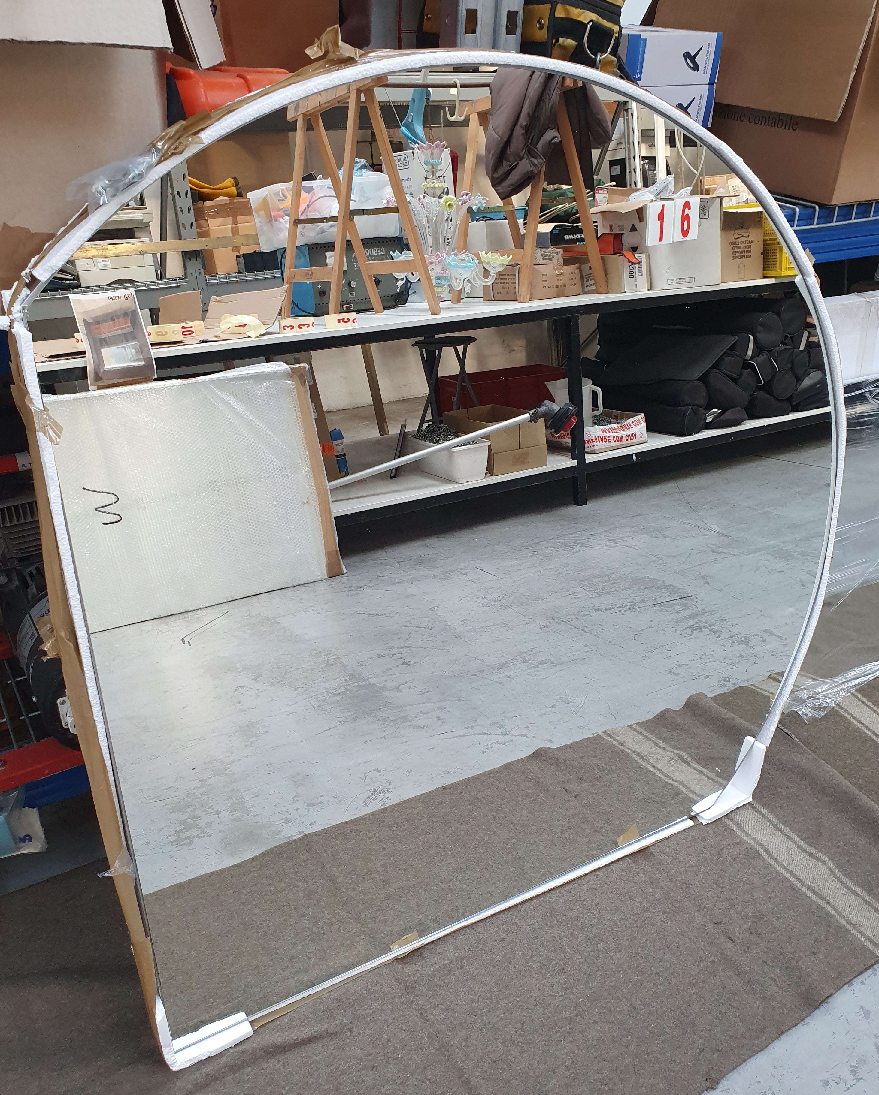 Specchio grande semicurvo rif. 16