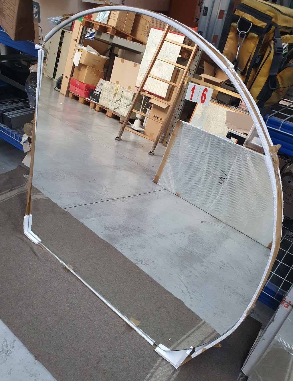 Specchio grande semicurvo rif. 16