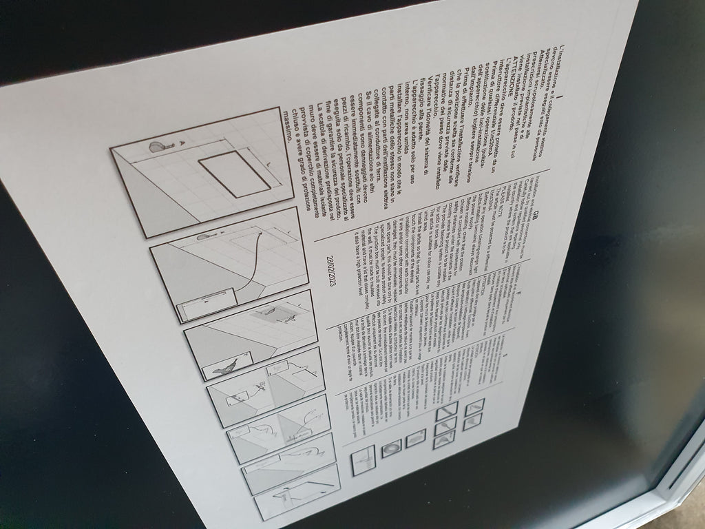 Specchio bagno 70 x 120 cm rif. 11