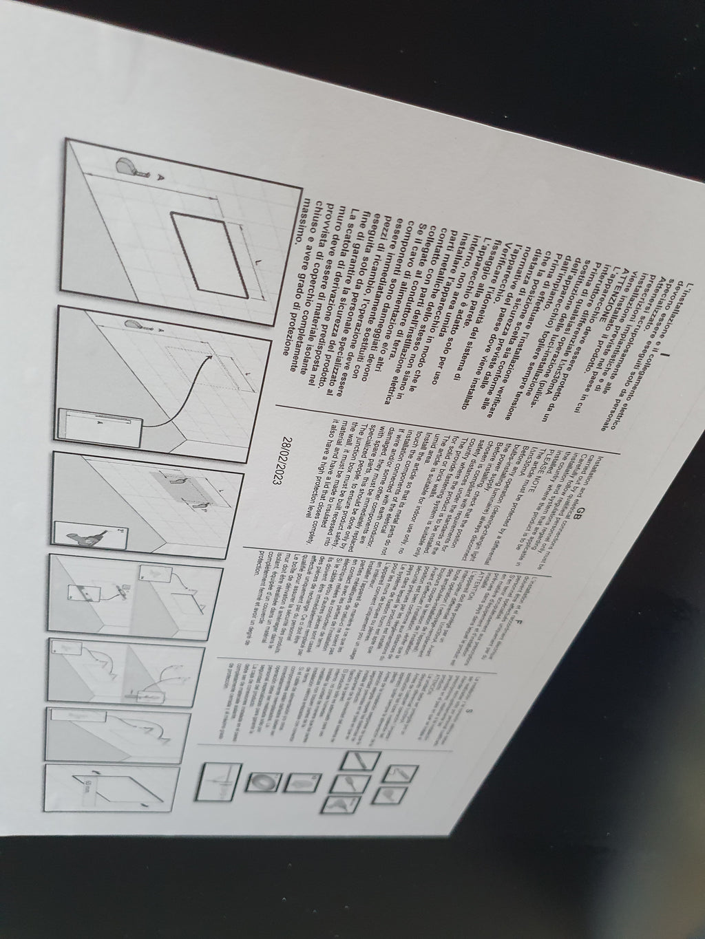 Specchio bagno 70 x 120 cm rif. 11