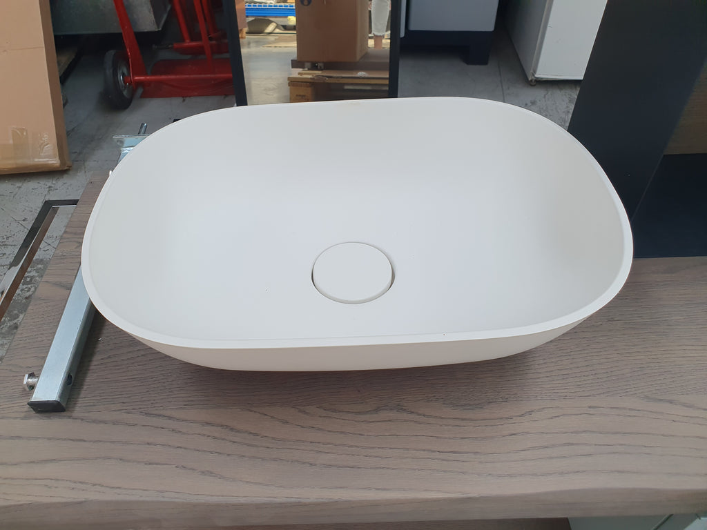 Mobile da bagno sospeso con vano a giorno