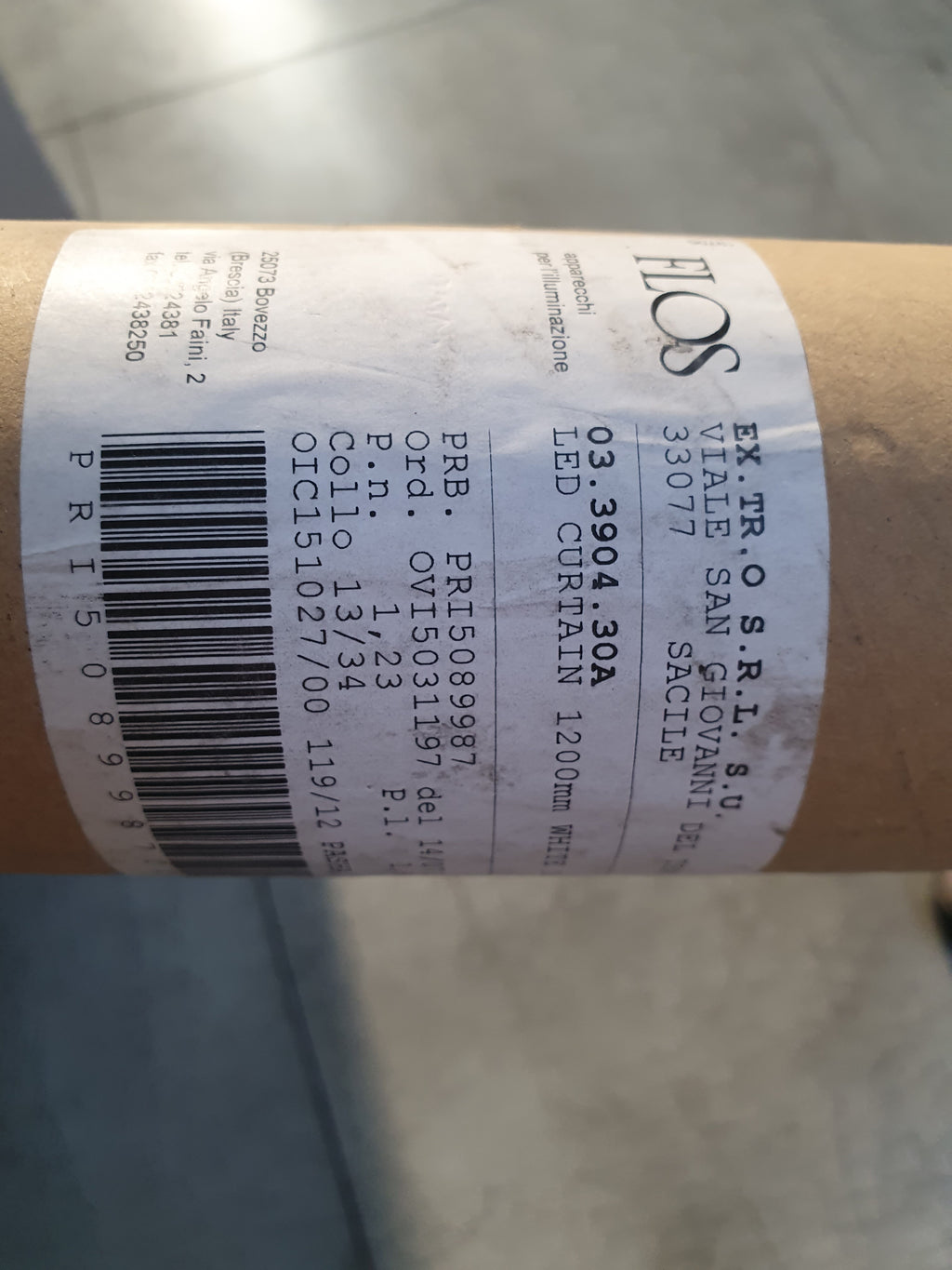 Flos 03.3904.30A LED courtain 1200 mm White 24xLED 40 w 3000 K