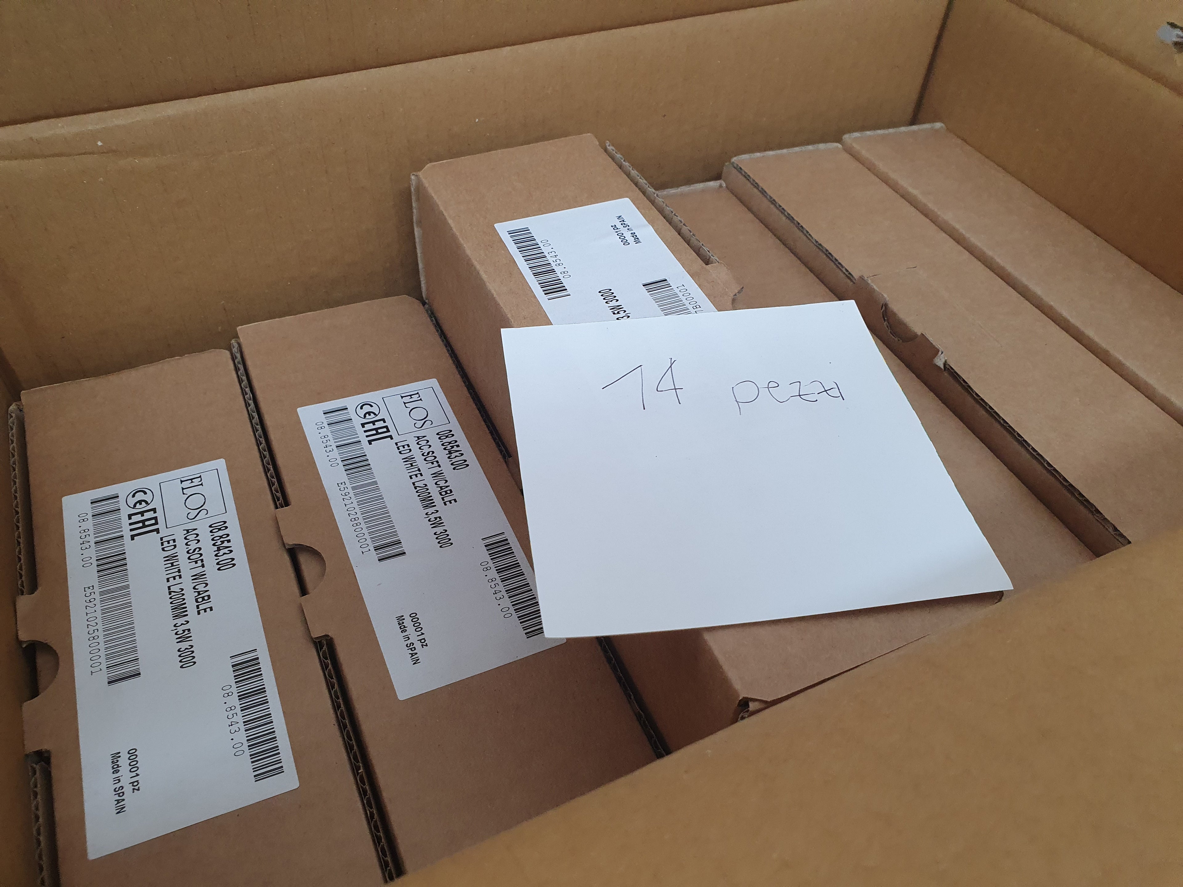 Flos 08.8543.00 LED Module White 3,5 w L 200 mm with cables