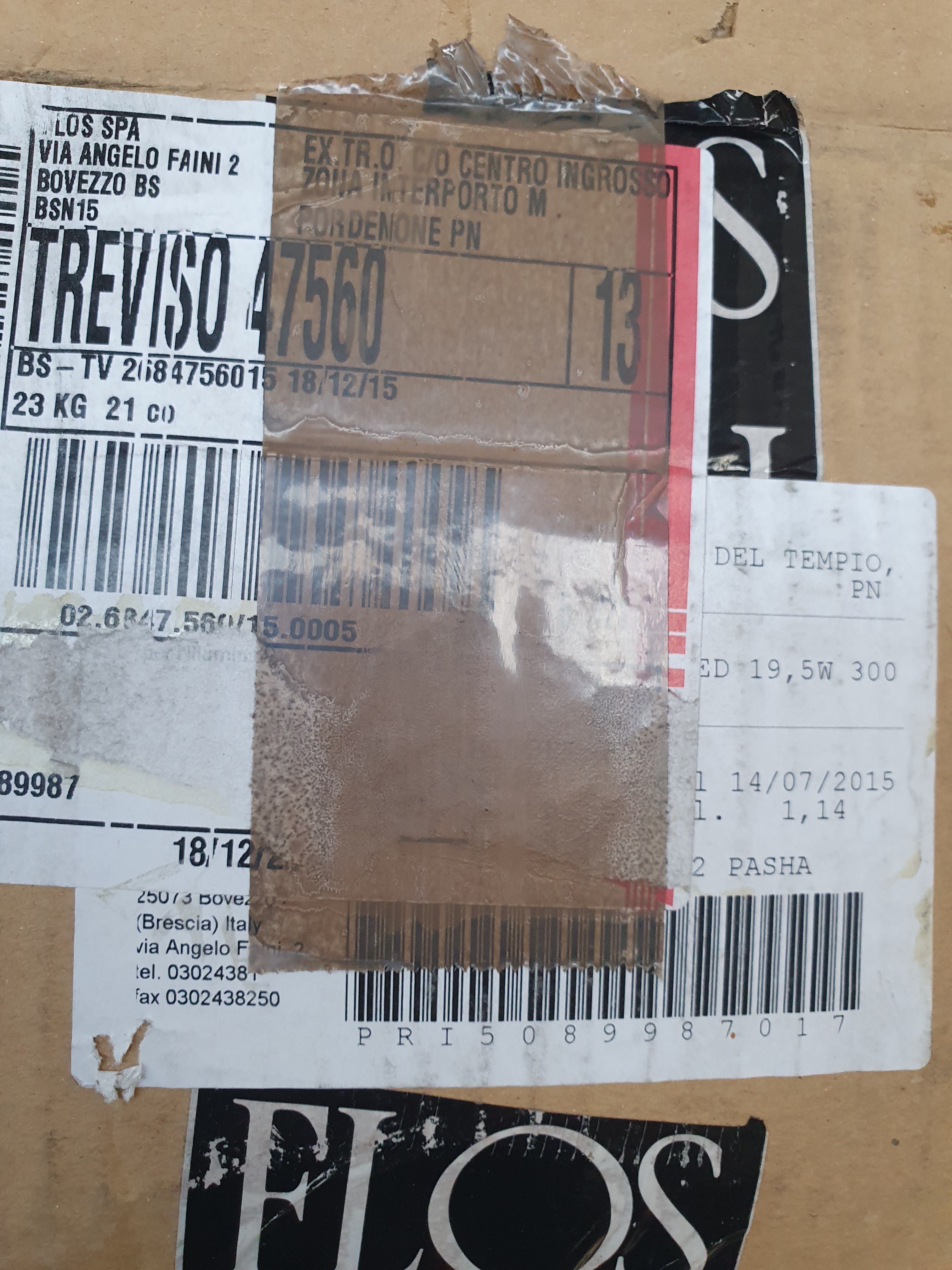 Lampada Flos  03.4420.B1BDA Kap 145 con cornice Flos 08.8156.00