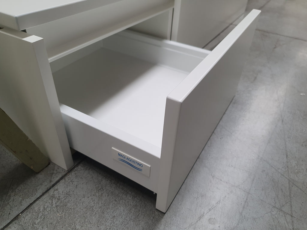 Mobile bagno moderno piano rovere + cassetto