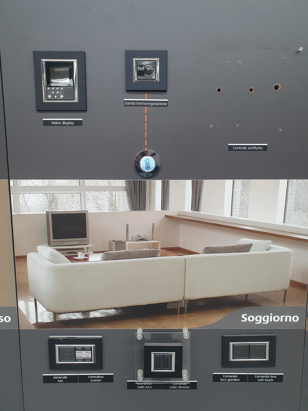 BTicino MyHome Axolute sonda termoregolazione