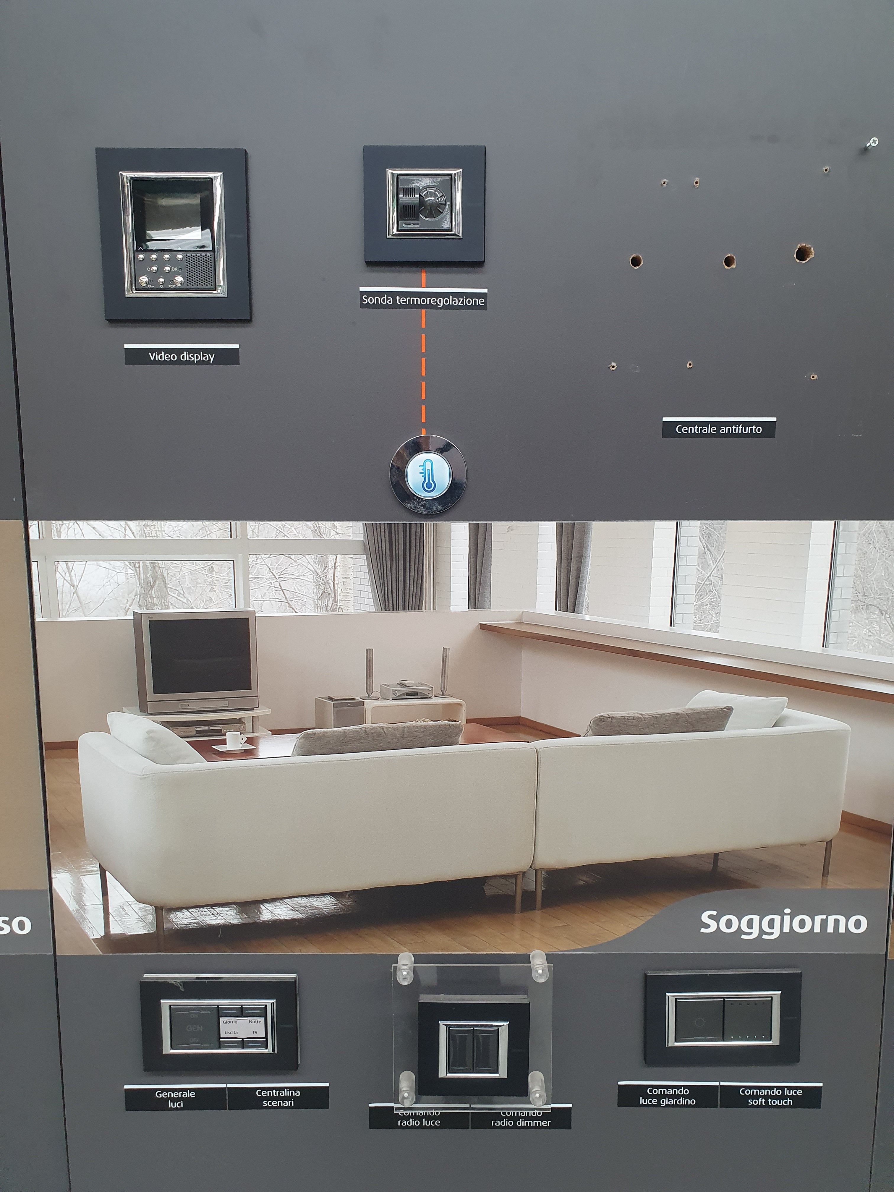 BTicino MyHome Axolute sonda termoregolazione