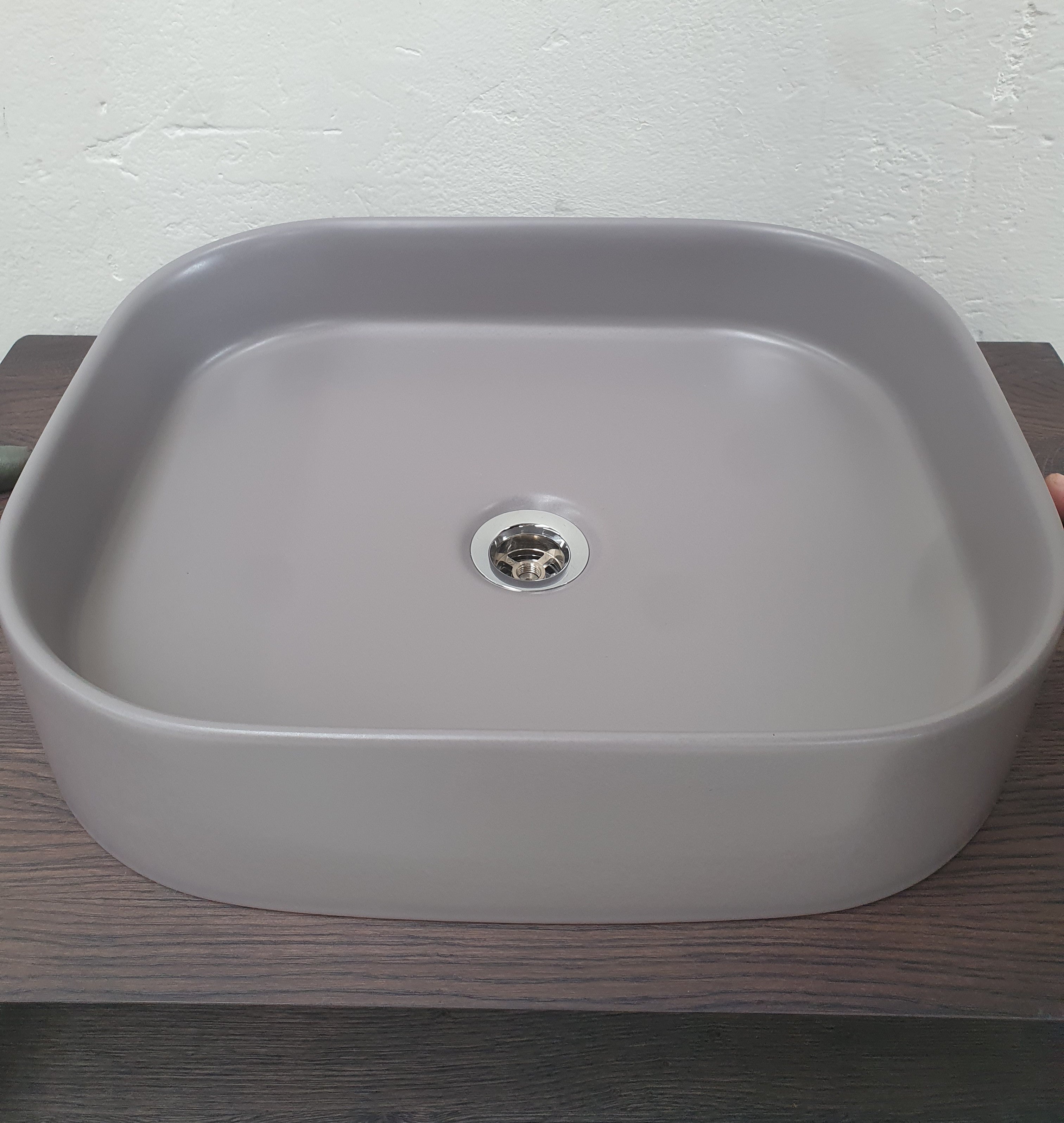 Mobile da bagno da 70 cm rovere scuro