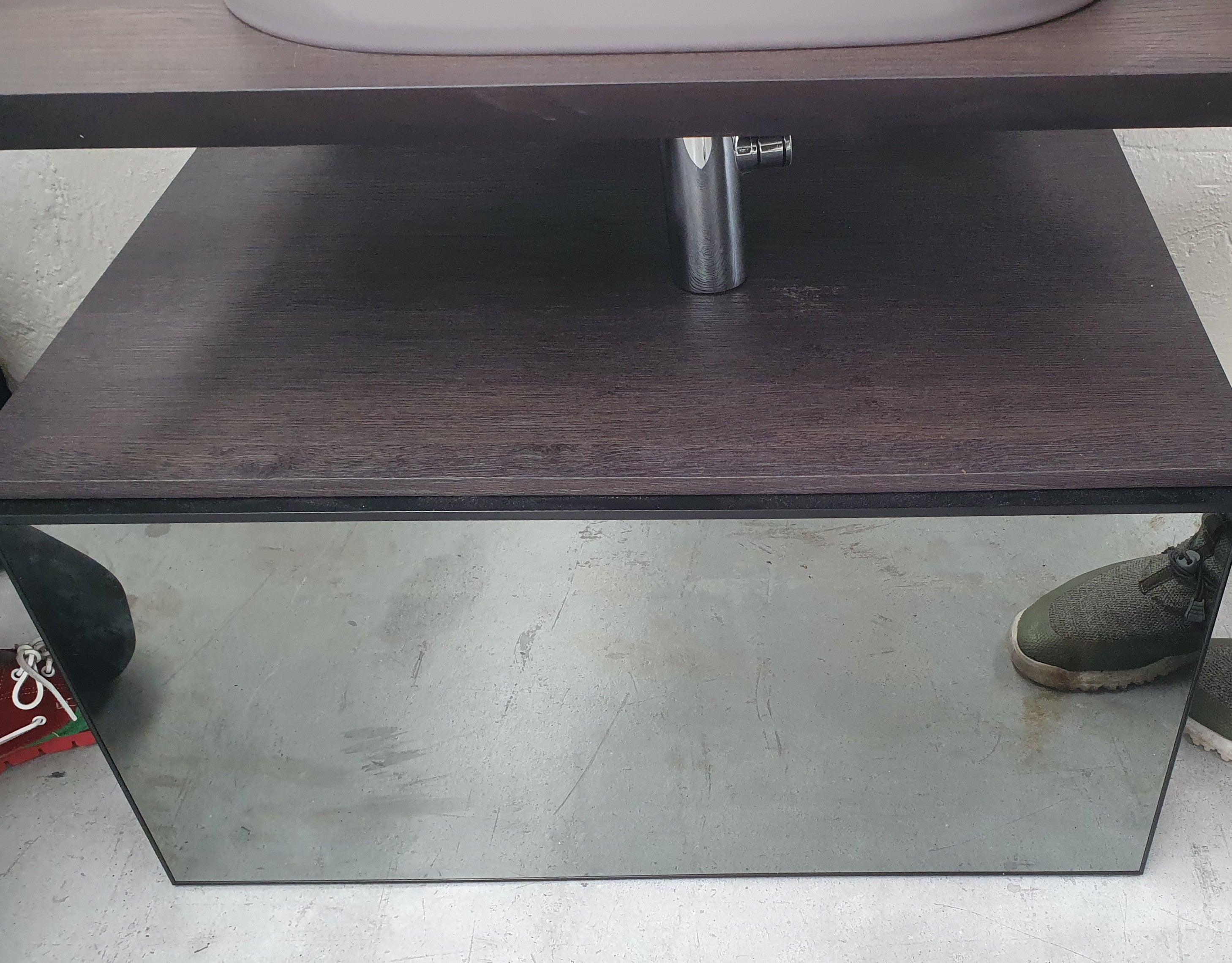 Mobile da bagno da 70 cm rovere scuro