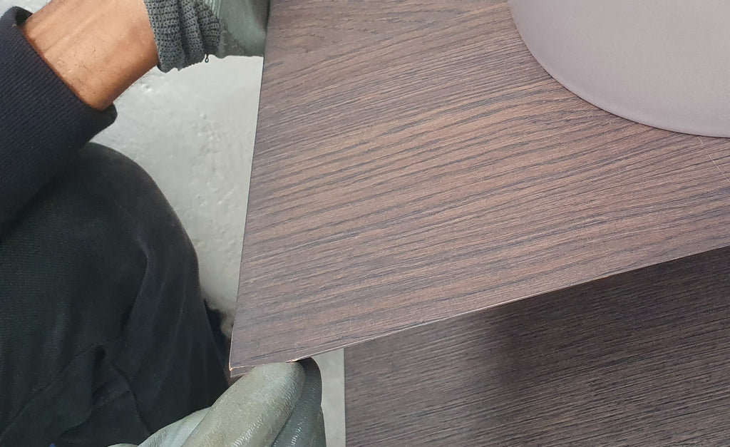 Mobile da bagno da 70 cm rovere scuro