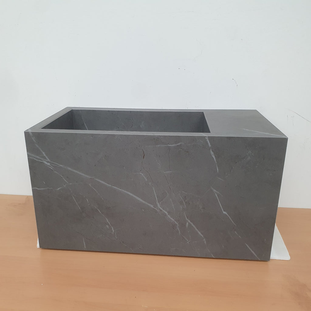Mobile lavabo grigio L 70 cm