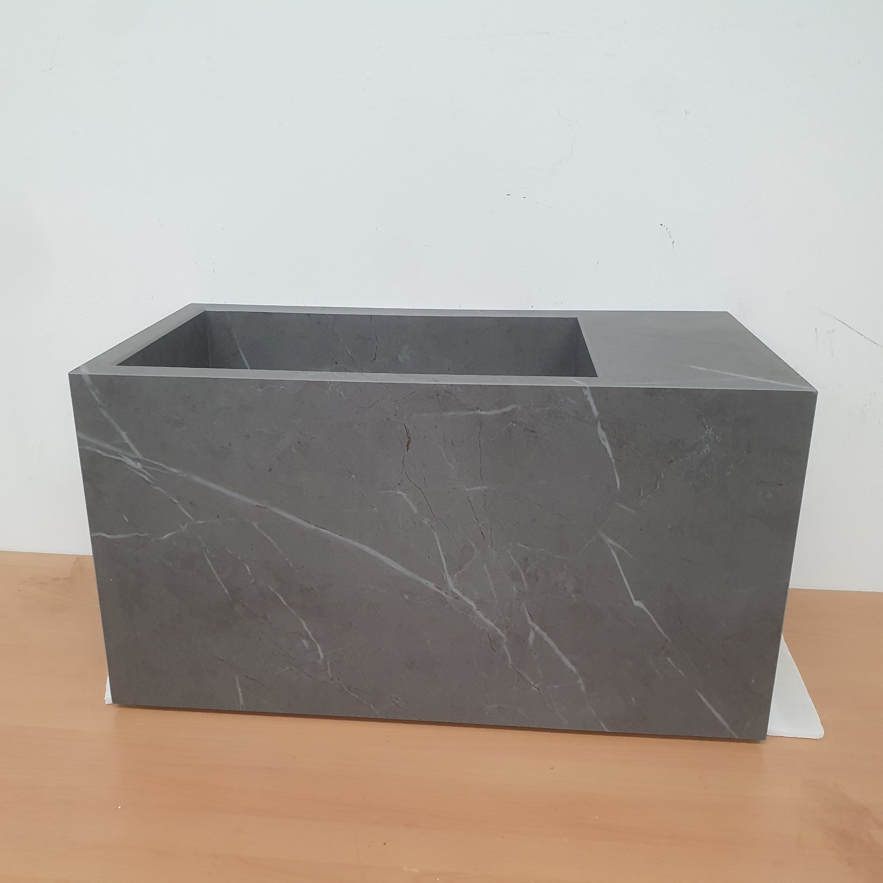 Mobile lavabo grigio L 70 cm