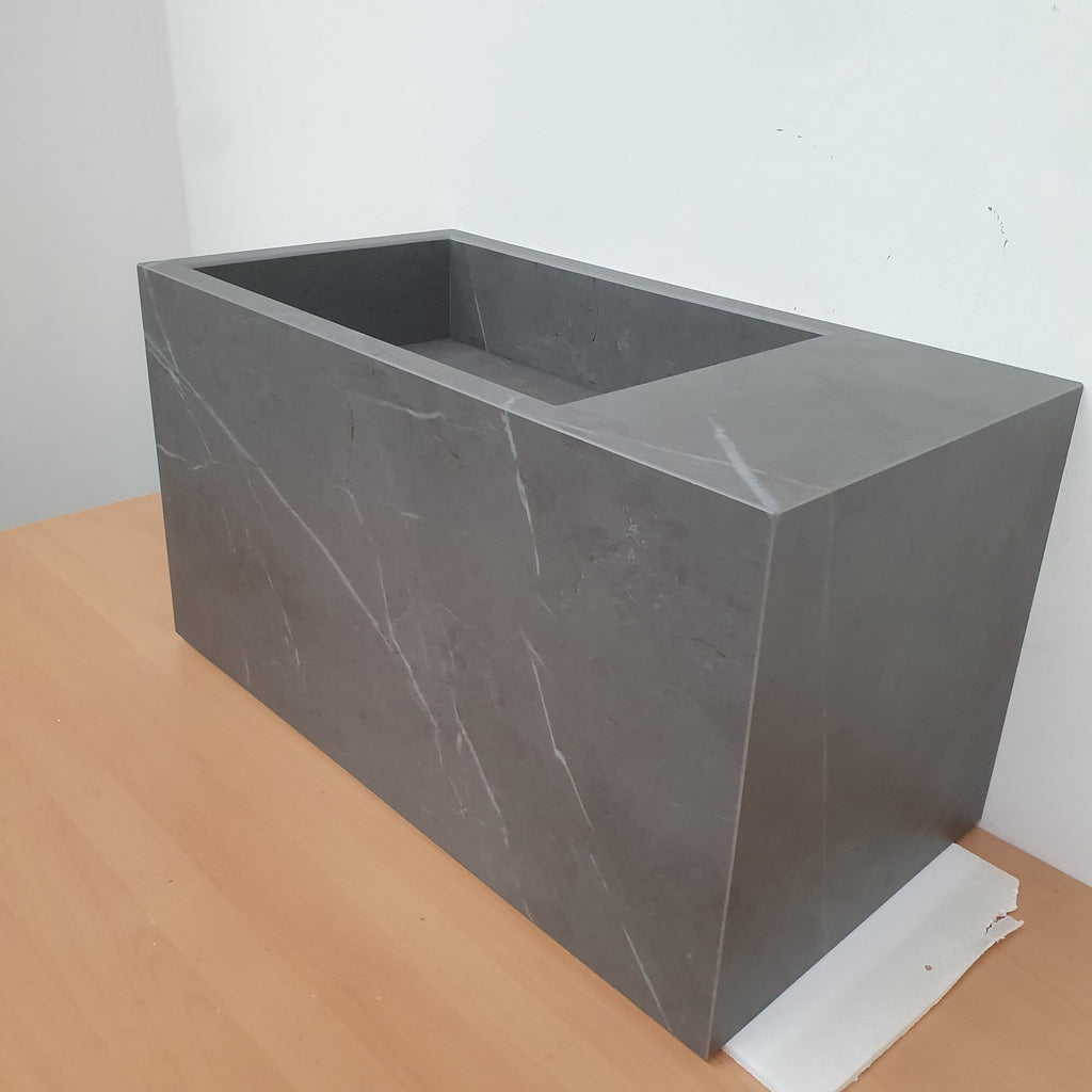 Mobile lavabo grigio L 70 cm