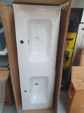 Lavabo in ceramica a due vasche