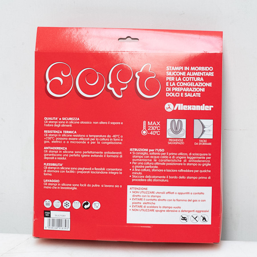 Stampo torta in silicone alimentare d 26,5 h 6,5 Alexander