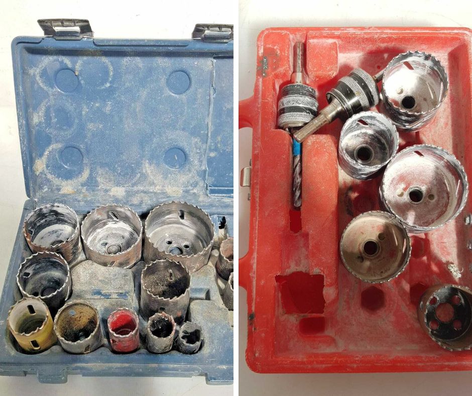 Valigetta Hilti 5 frese a tazza Bi-Metal HSS + 2 power change