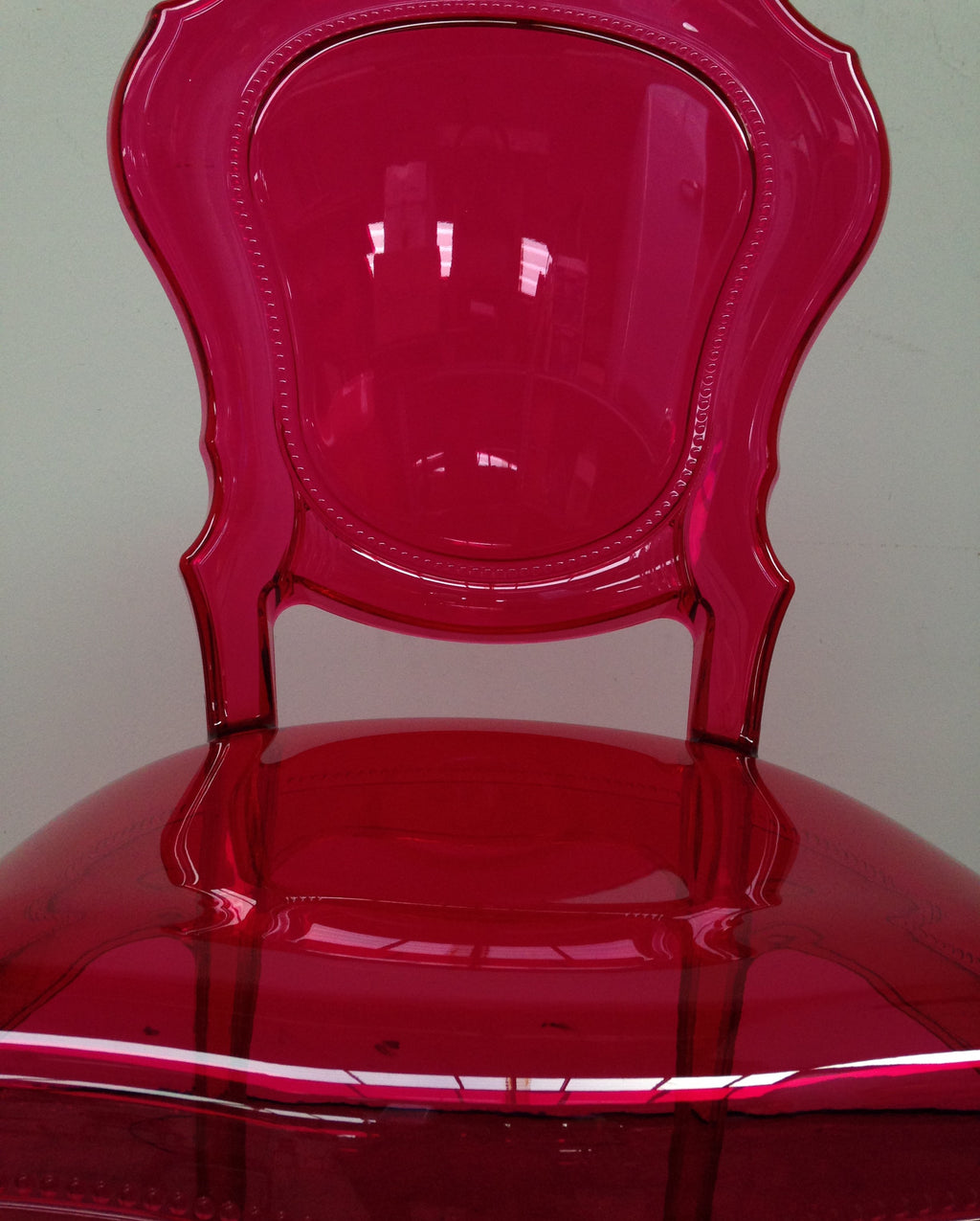 SET 2 Sedie BELLE ÉPOQUE Originali – NUOVE – Fucsia Trasparente