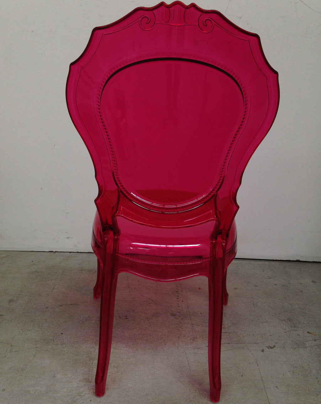 SET 2 Sedie BELLE ÉPOQUE Originali – NUOVE – Fucsia Trasparente