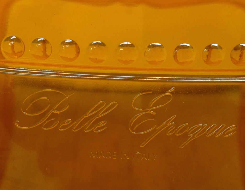 Set 2 Sedie Originali BELLE ÉPOQUE – Arancione Trasparente – Made in Italy