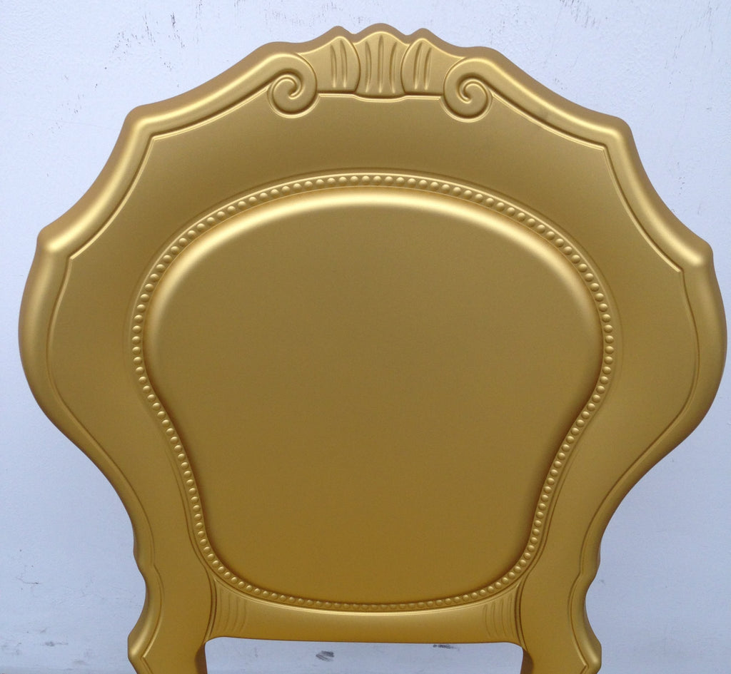 SET 2 Sedie BELLE ÉPOQUE Originali – NUOVE – Oro & Trasparente