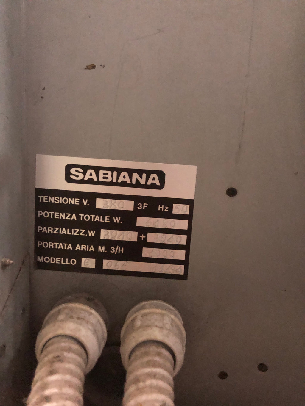 Aerotermo Elettrico SABIANA Electra 90 06E - 6.48kW Trifase