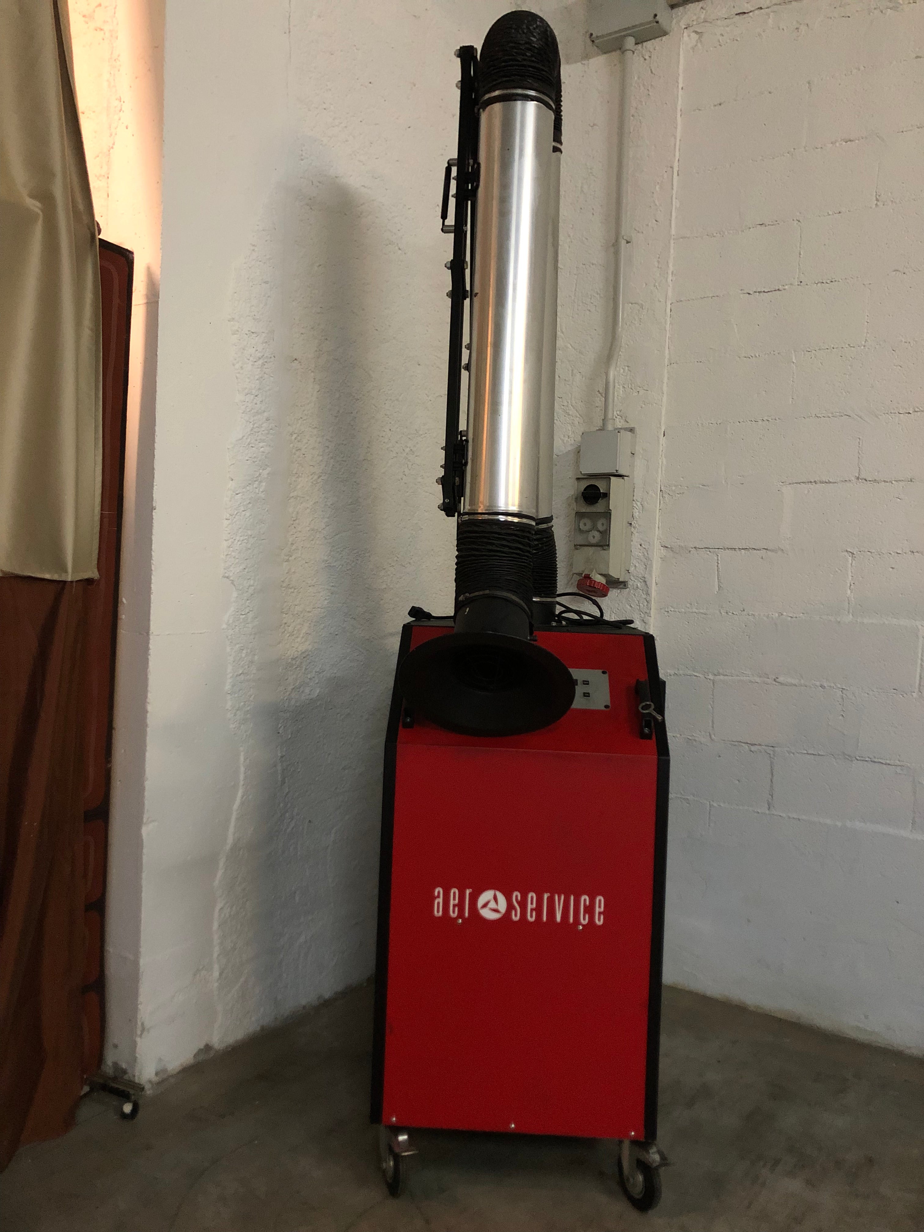 Aspiratore carrellato per fumi di saldatura Aer Service Equipments UNI 2.2H