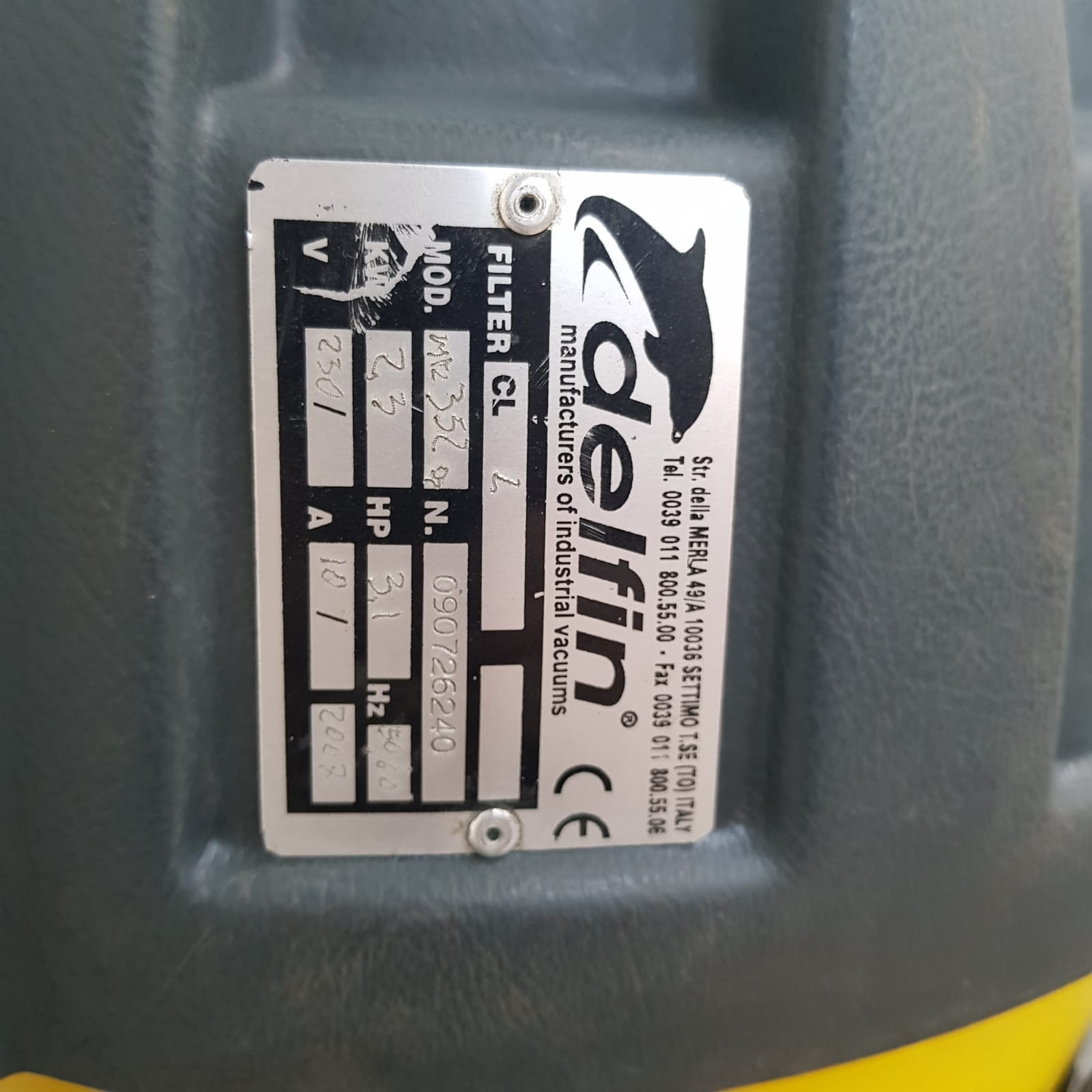 Aspirapolvere aspiraliquidi Delfin 352