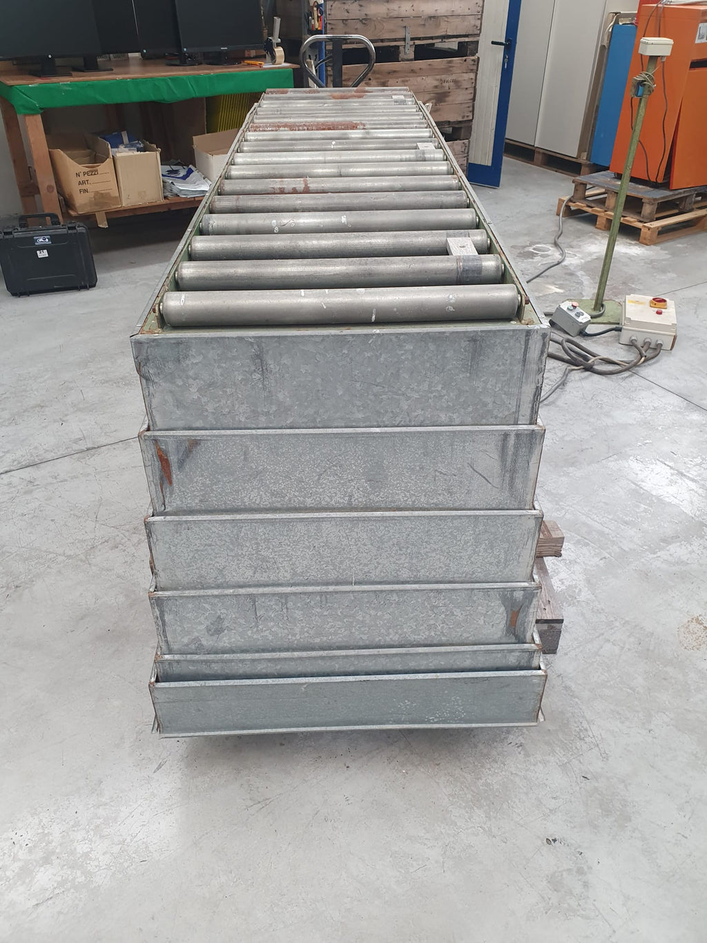 Banco rulliera - si alza e si abbassa