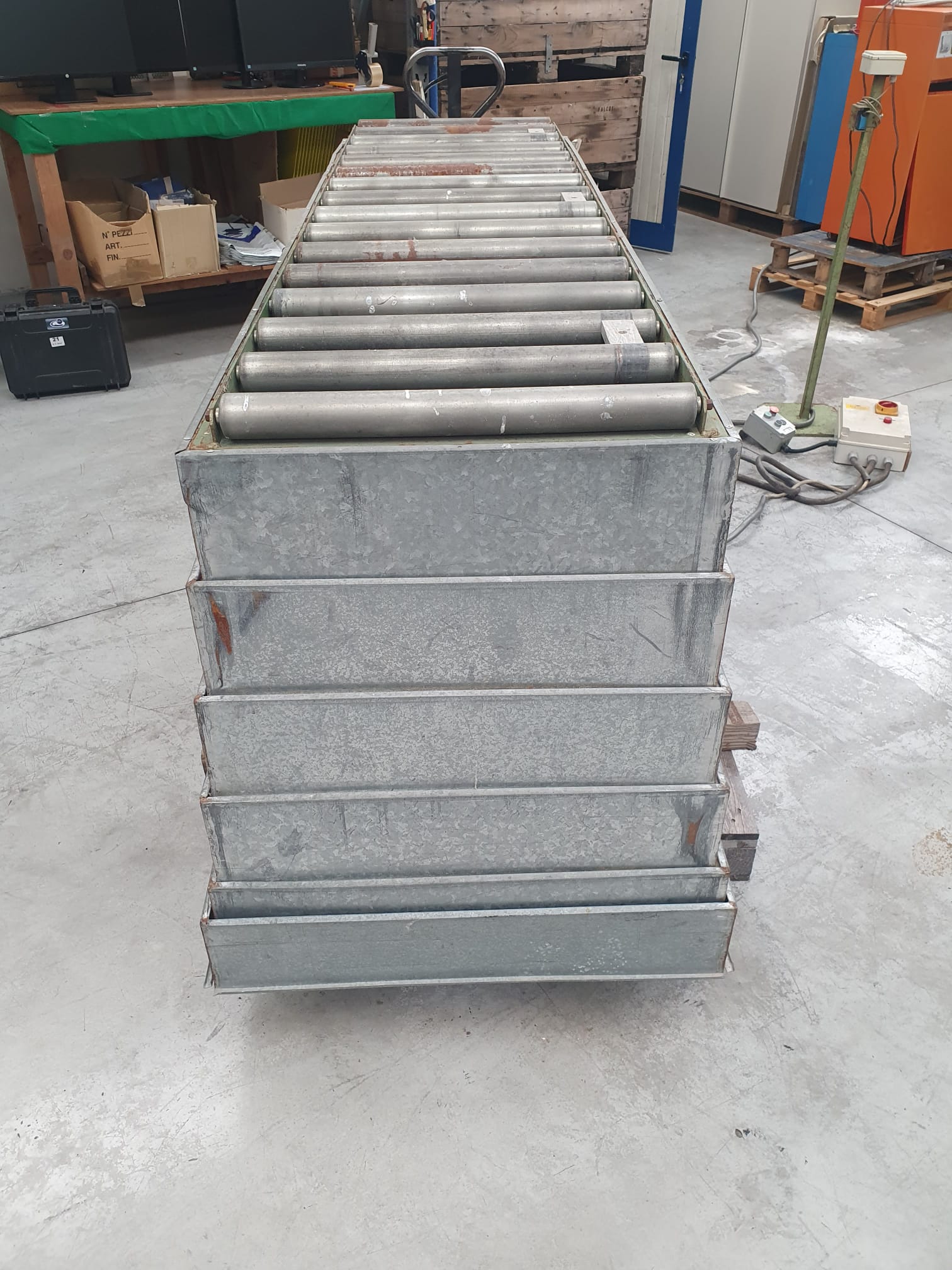 Banco rulliera - si alza e si abbassa